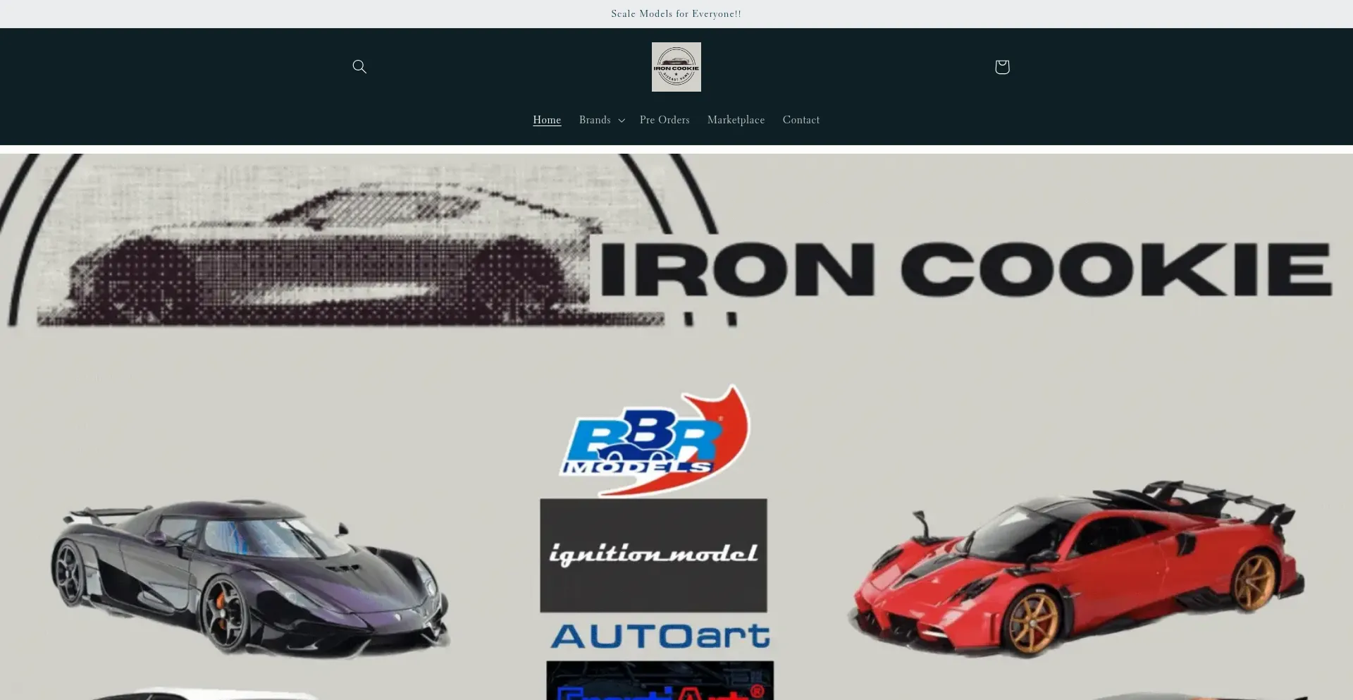 Website screenshot of Ironcookiediecasts.com