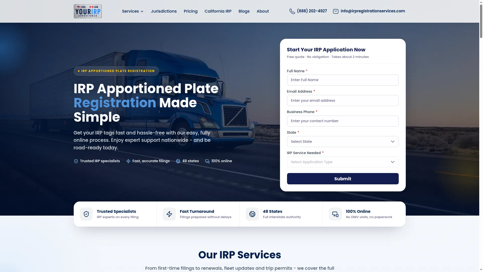 Irpregistrationservices.com