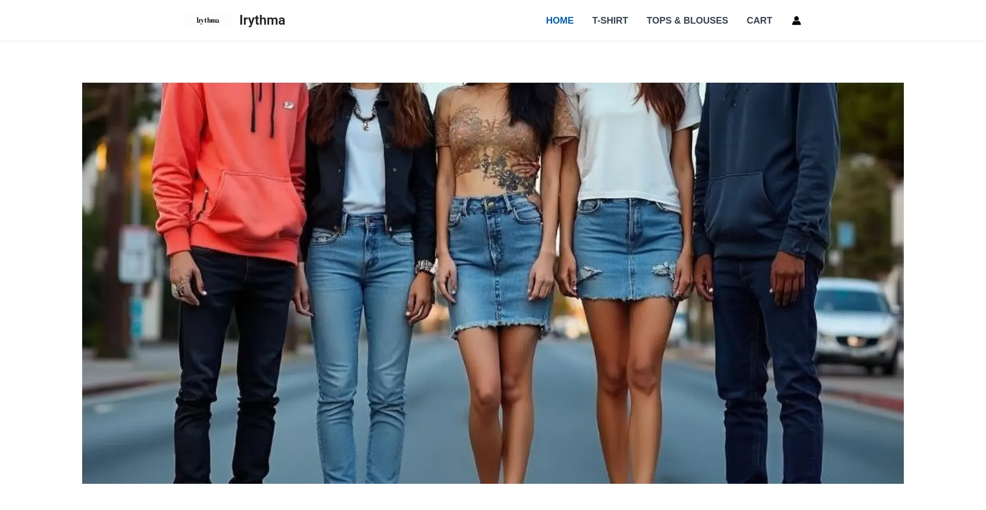 Website screenshot of Irythma.com