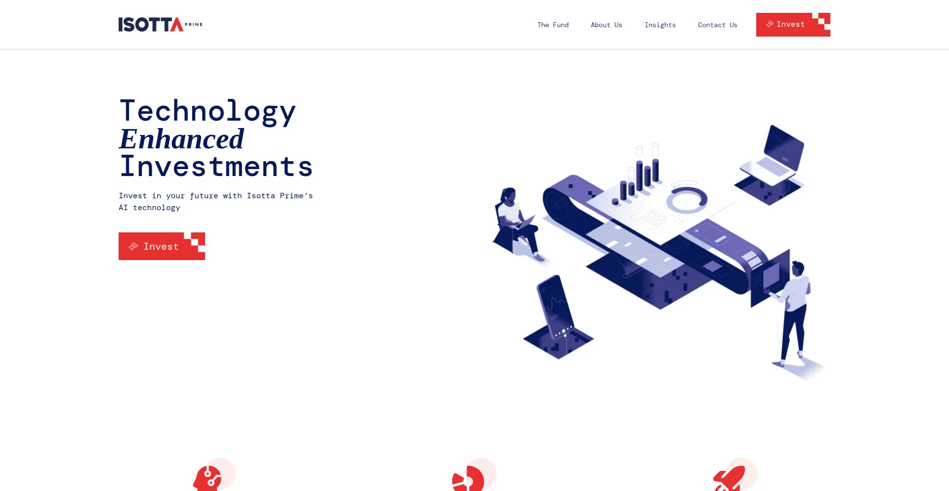 Website screenshot of Isottaprime.com