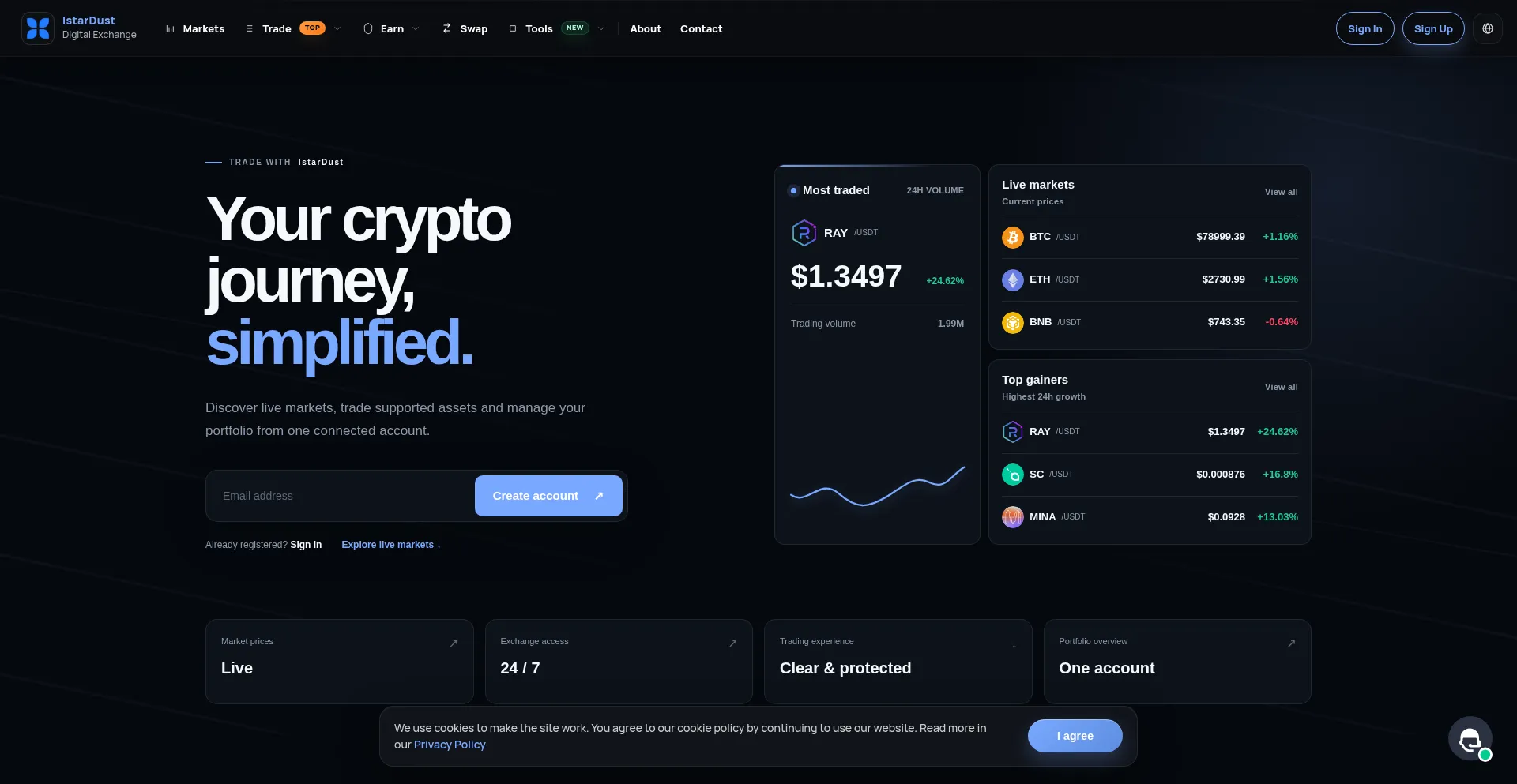 Istardust.io