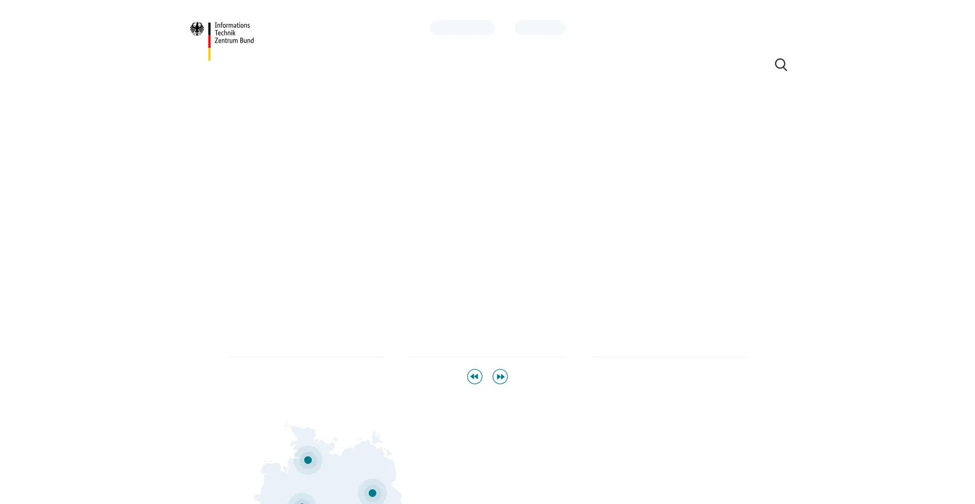 Website screenshot of Itzbund.de