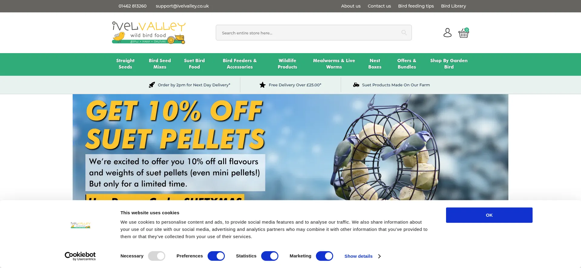 Ivelvalleybirdfood.co.uk