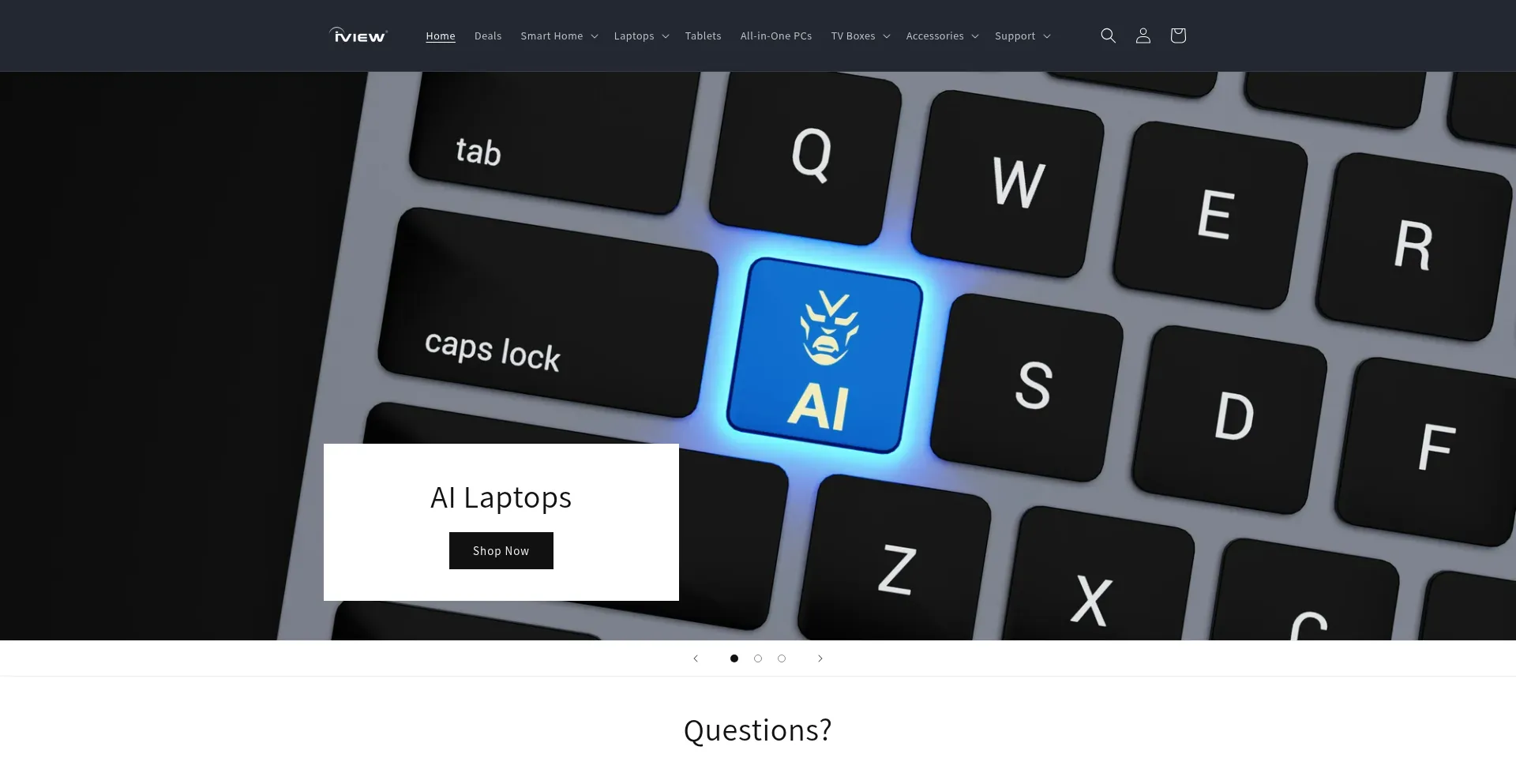 Website screenshot of Iviewus.com