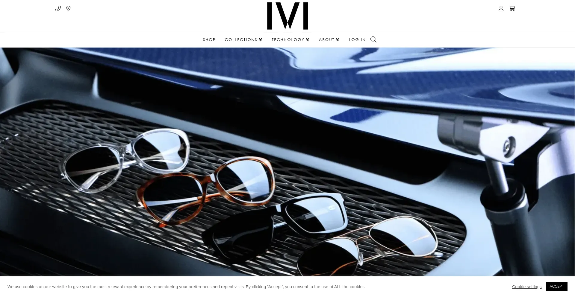 Website screenshot of Ivivision.com