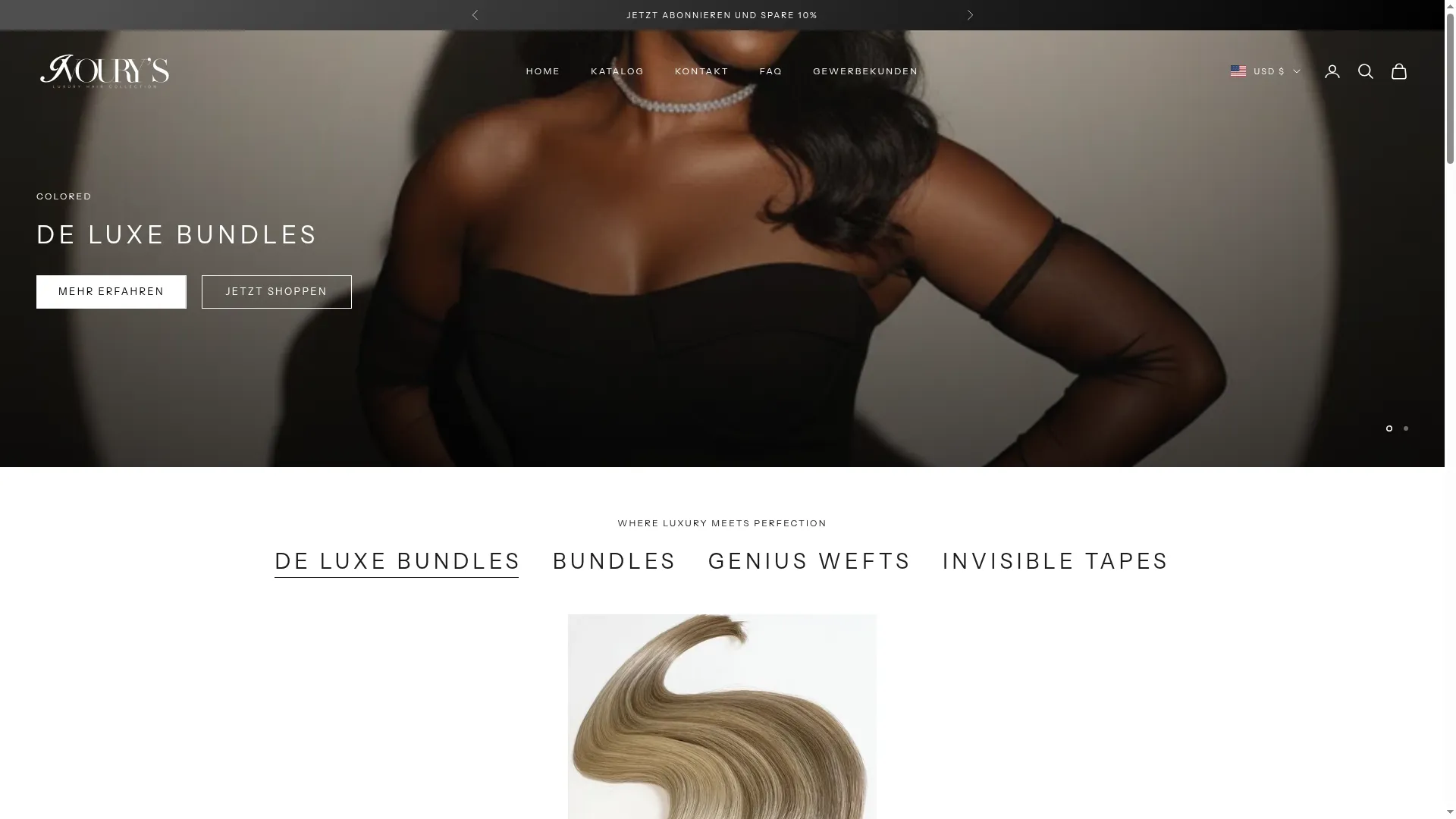 Ivourysluxuryhaircollection.com
