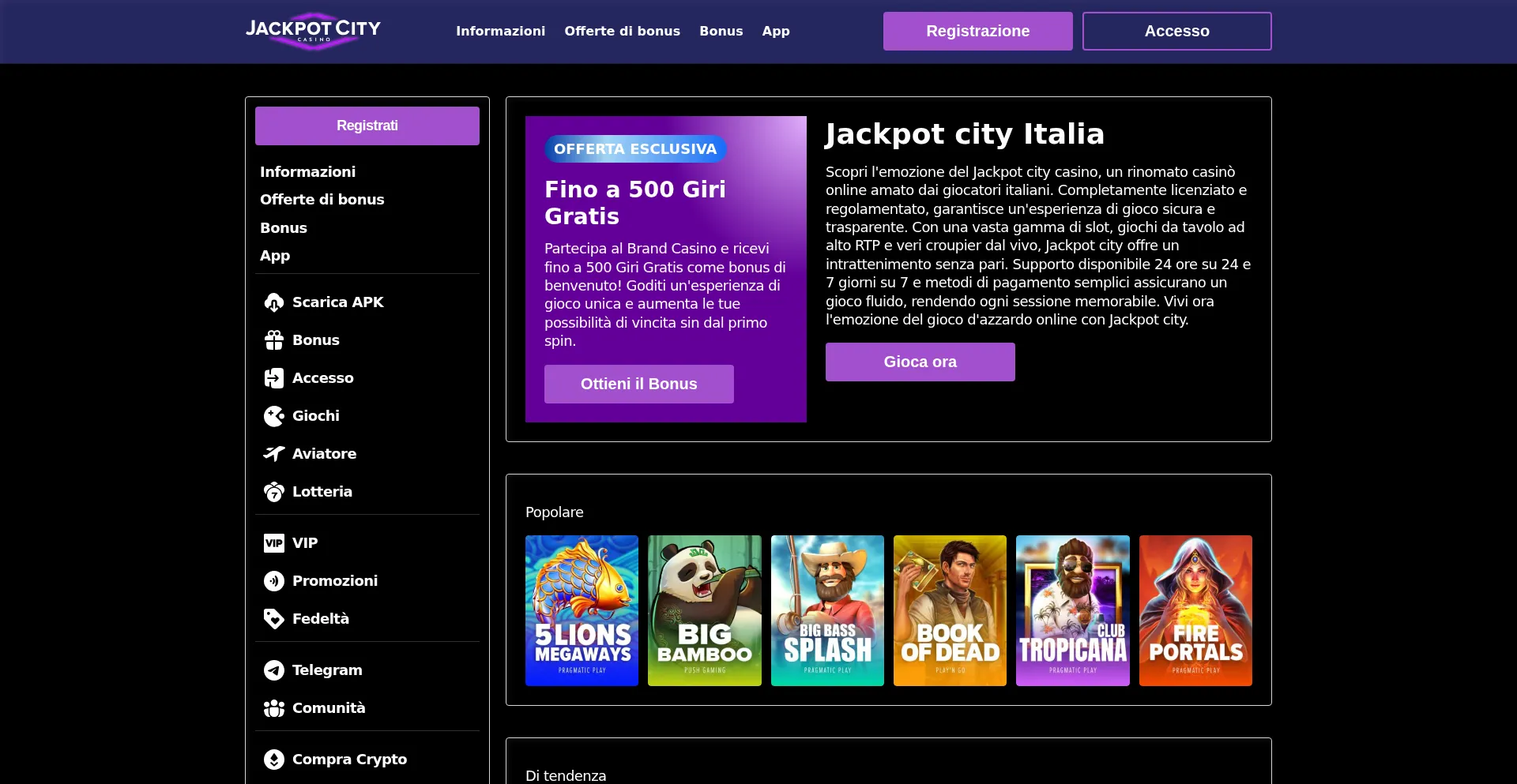 Jackpotcityit.net