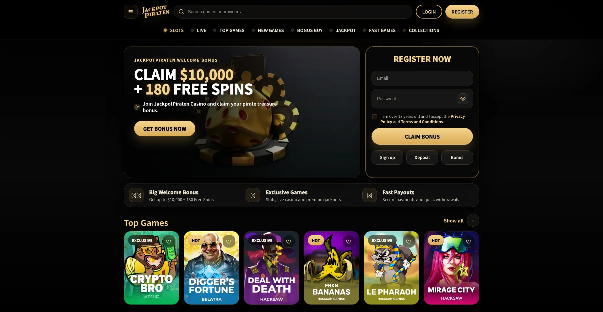 Jackpotpiratencasino.site