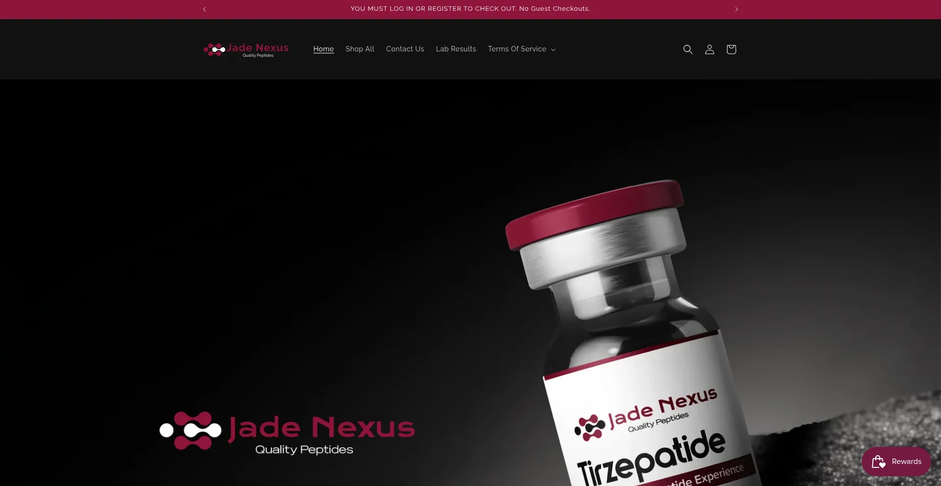 Website screenshot of Jadenexus.net