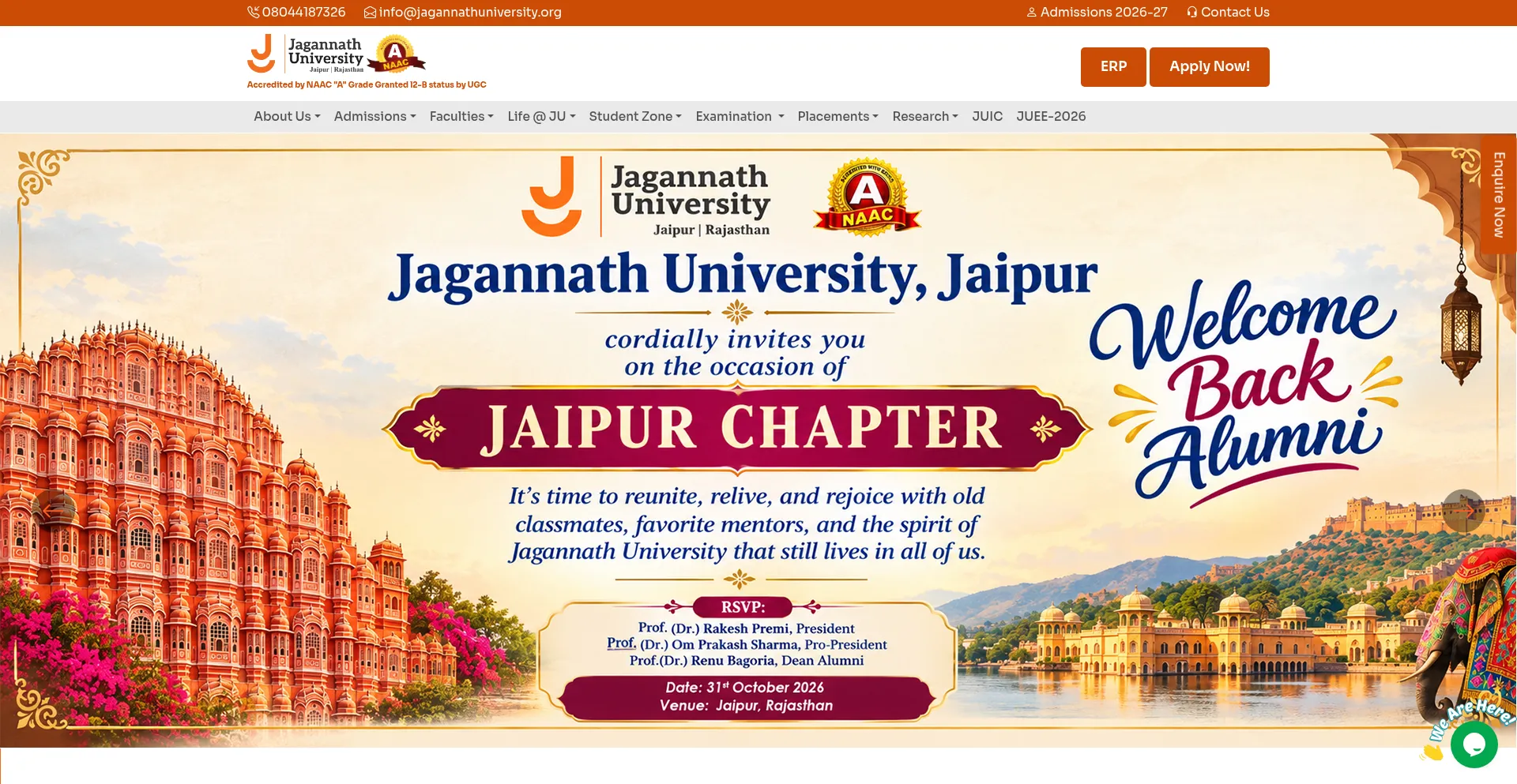 Jagannathuniversity.org