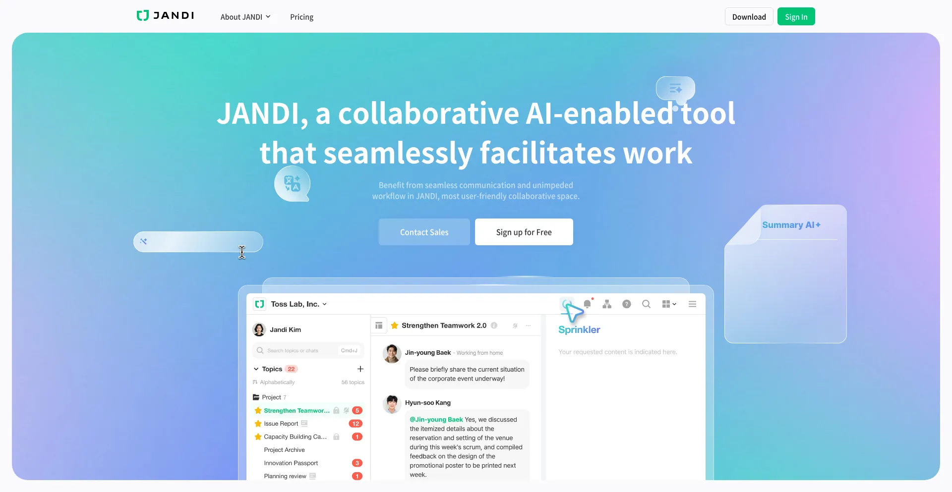 Jandi.social
