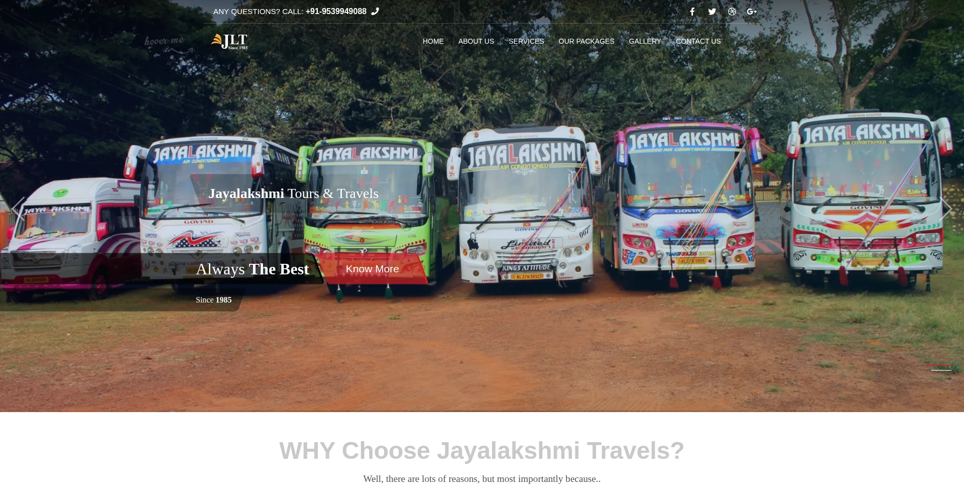Jayalakshmitravels.com
