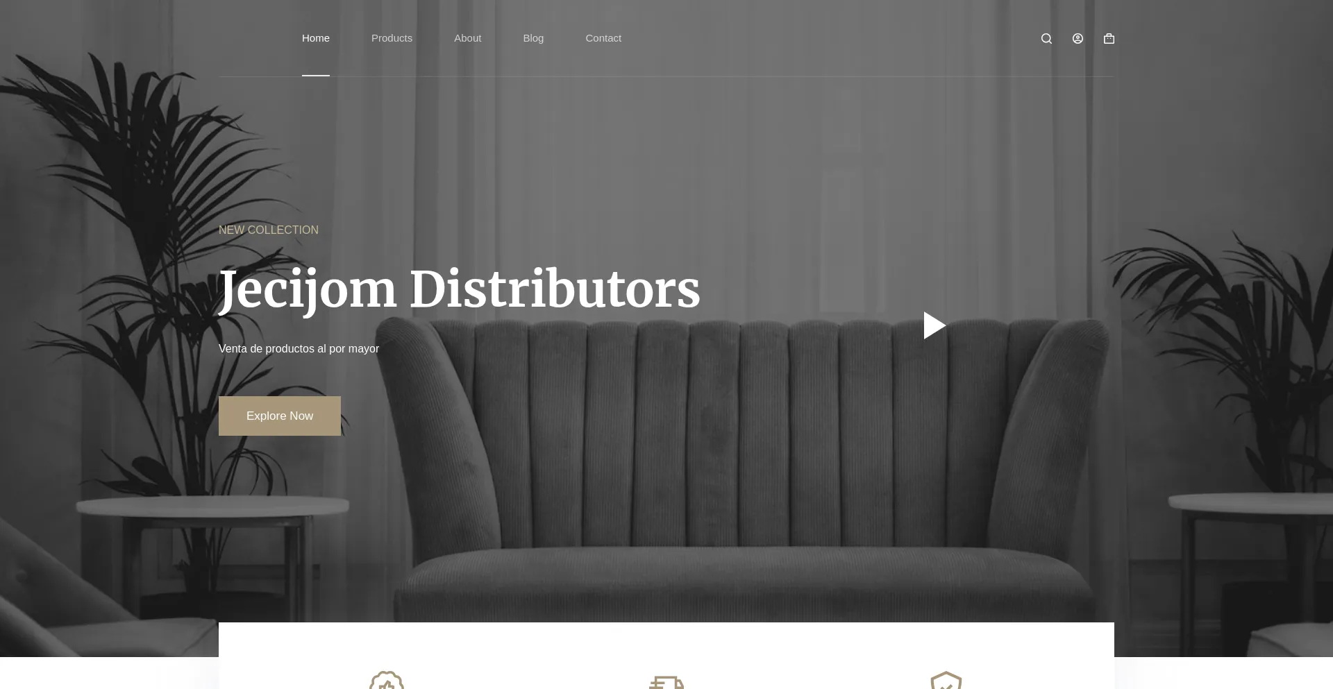 Website screenshot of Jecijom.com
