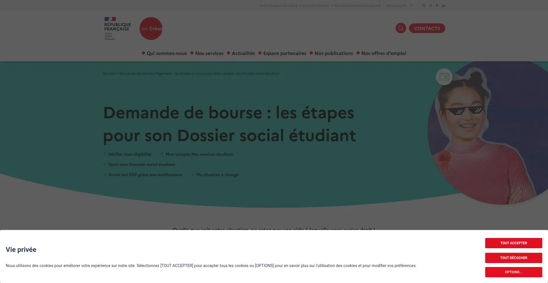 Jedemandemabourse.lescrous.fr