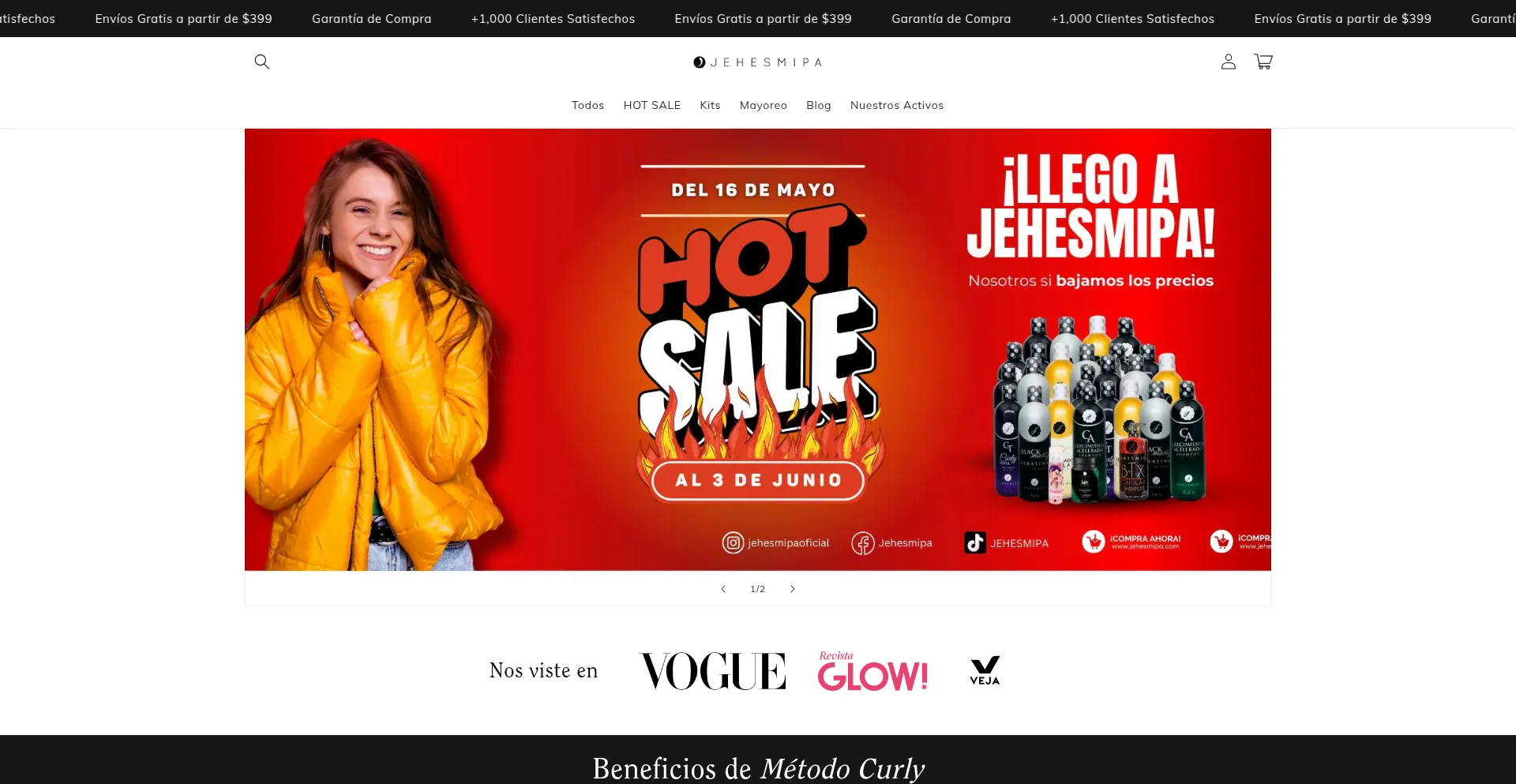 Website screenshot of Jehesmipa.com