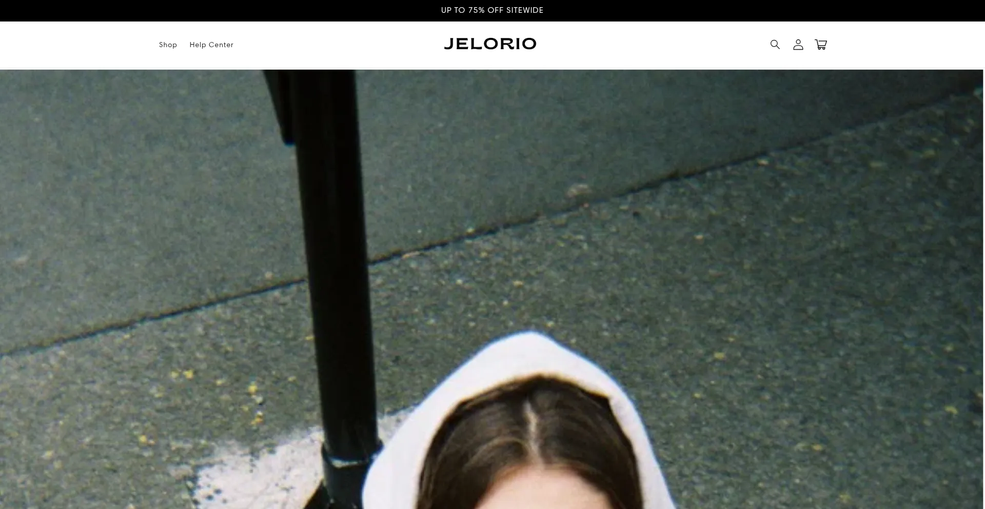 Website screenshot of Jelorio.com