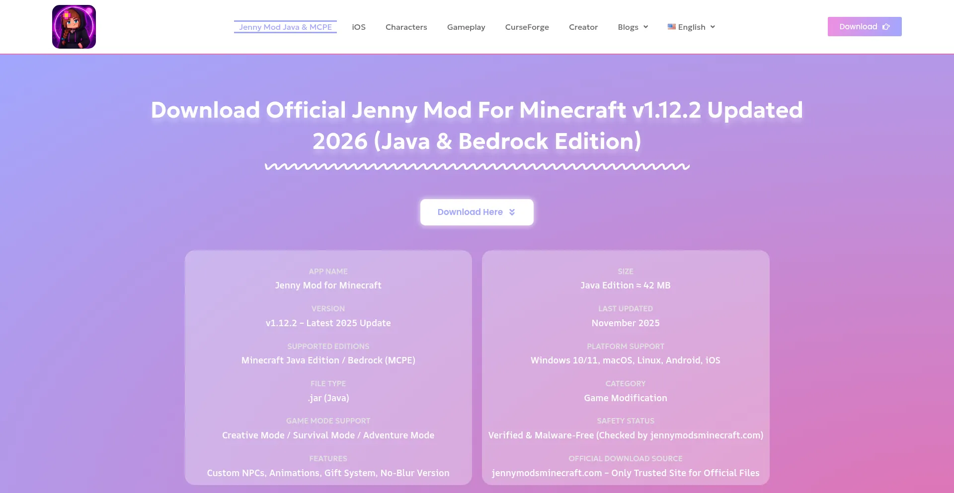 Jennymodsminecraft.com