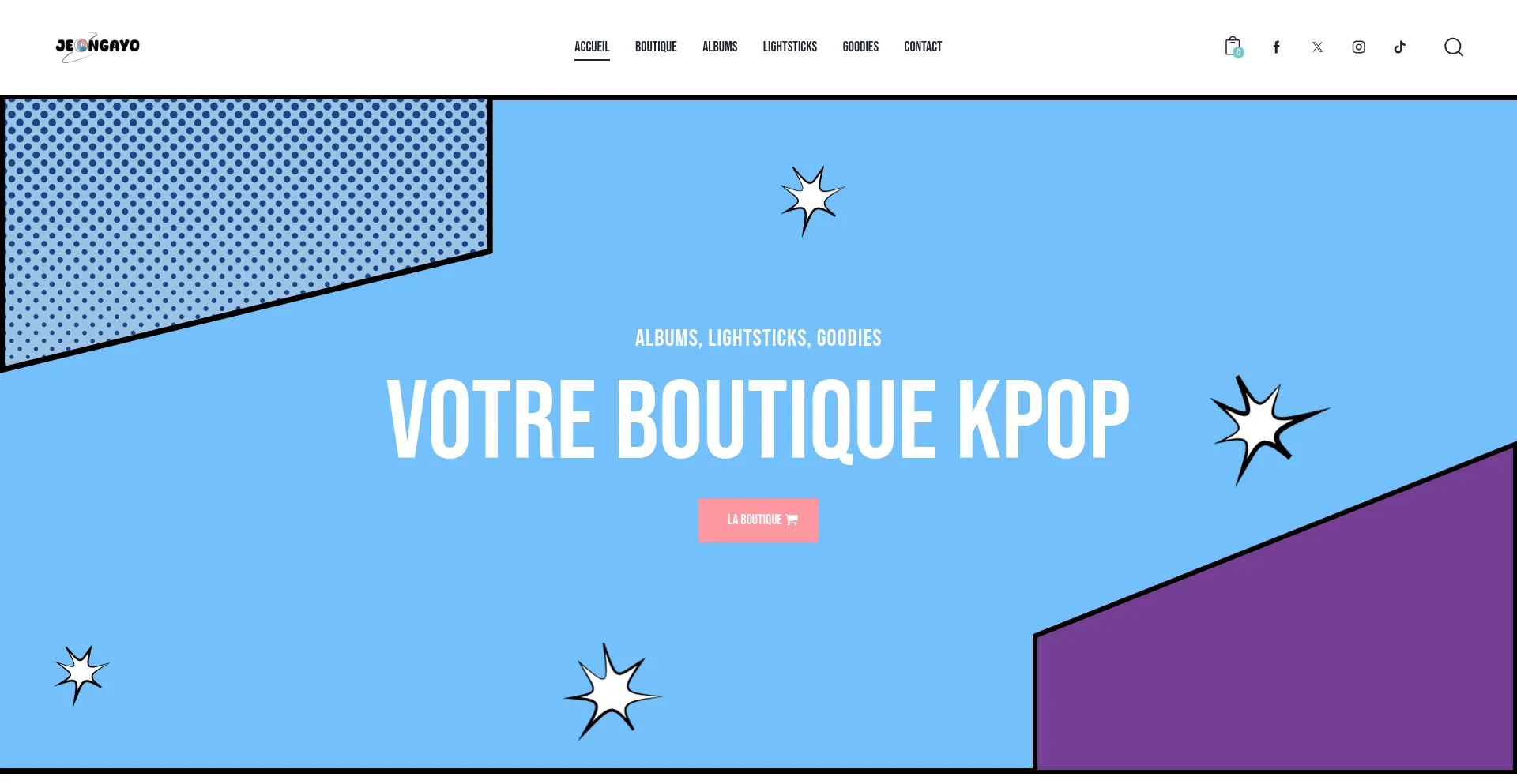 Website screenshot of Jeongayo.com