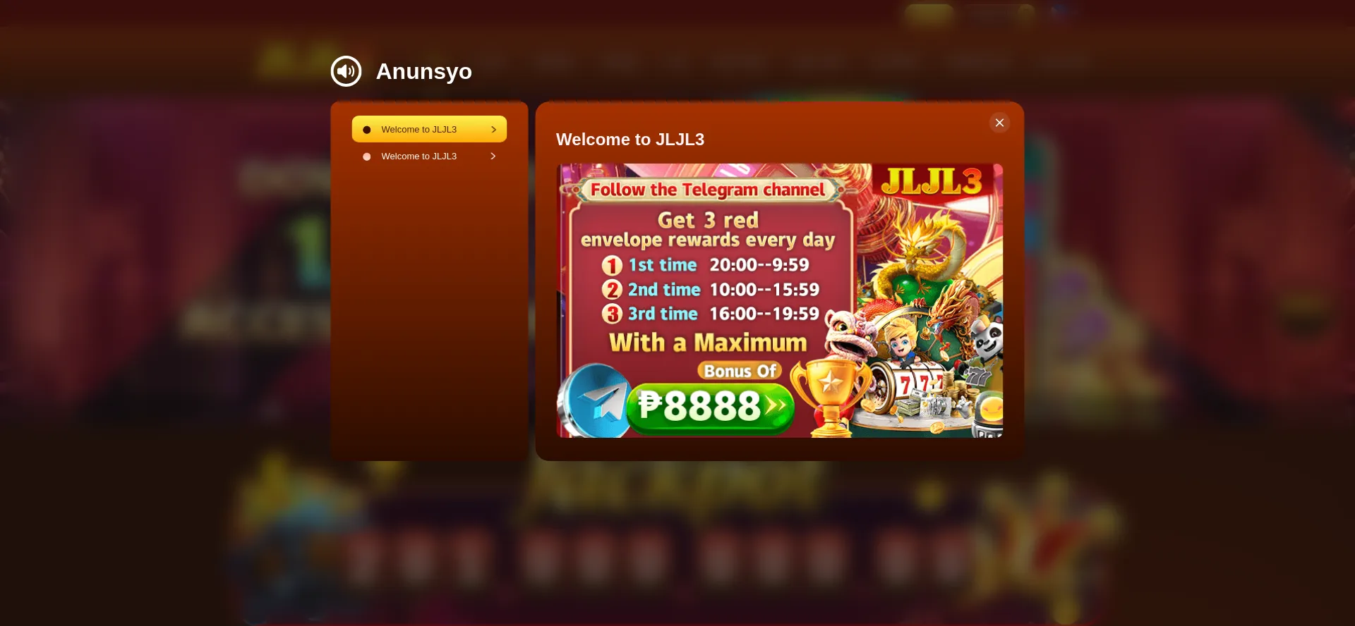 Website screenshot of Jljl3.ph