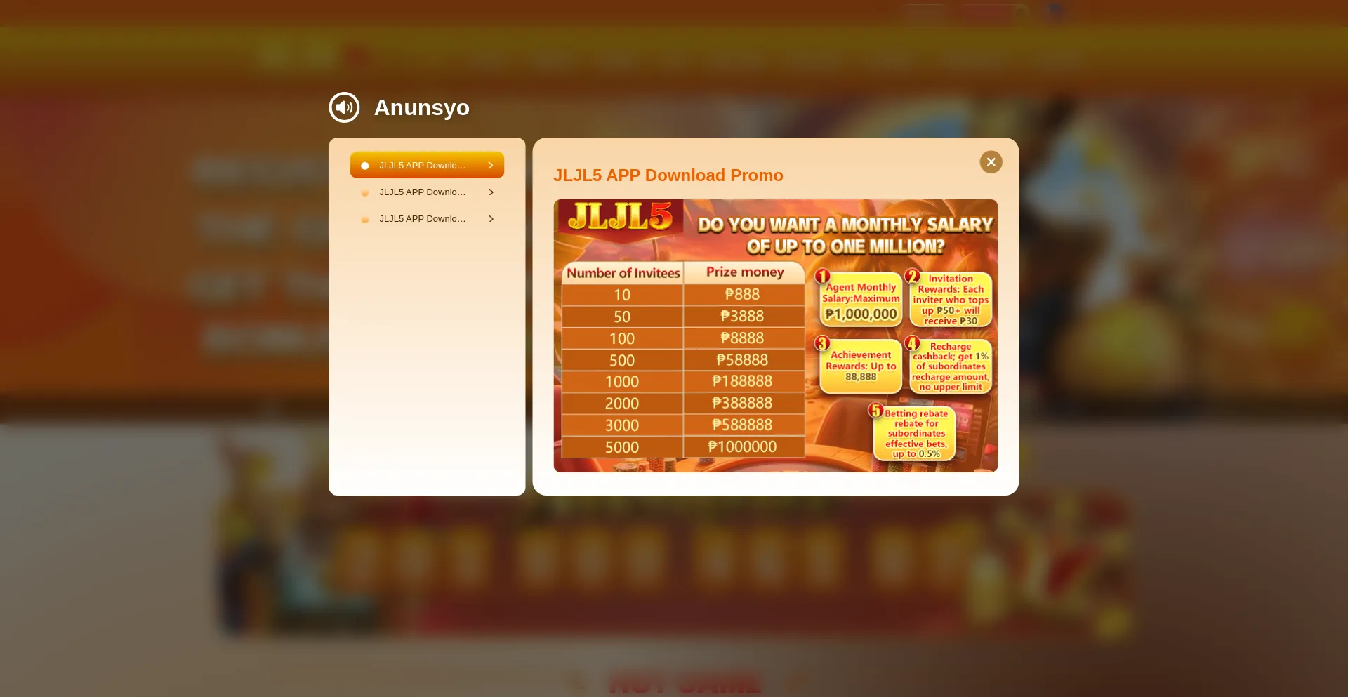Website screenshot of Jljl5.cc