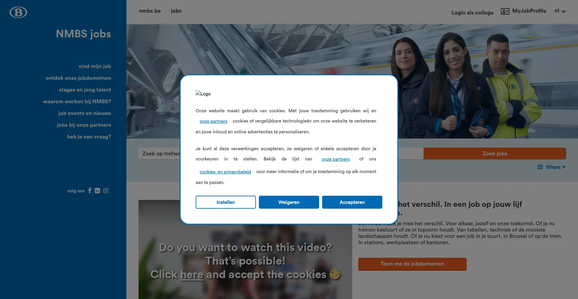 Jobs.belgiantrain.be