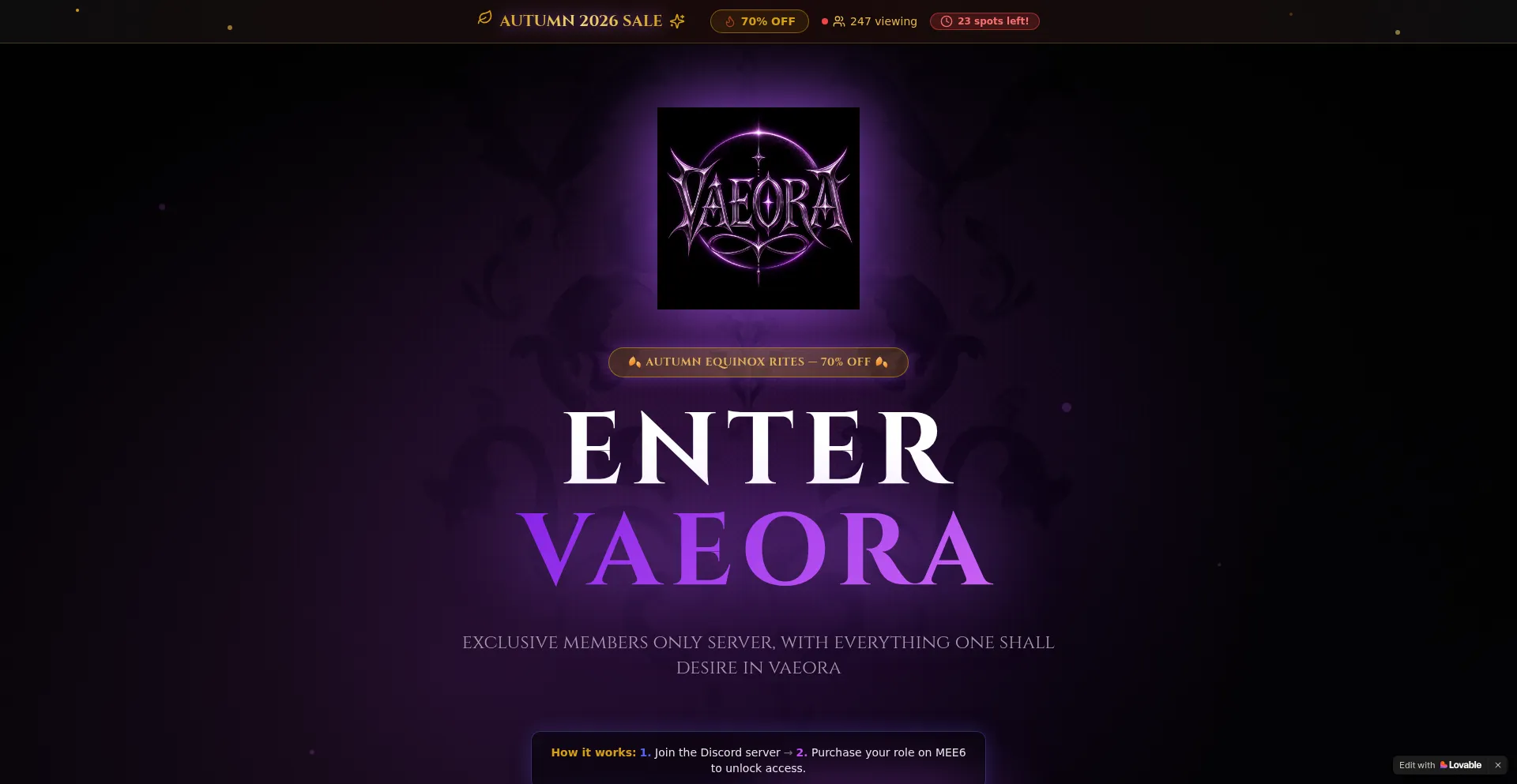 Joinvaeora.com