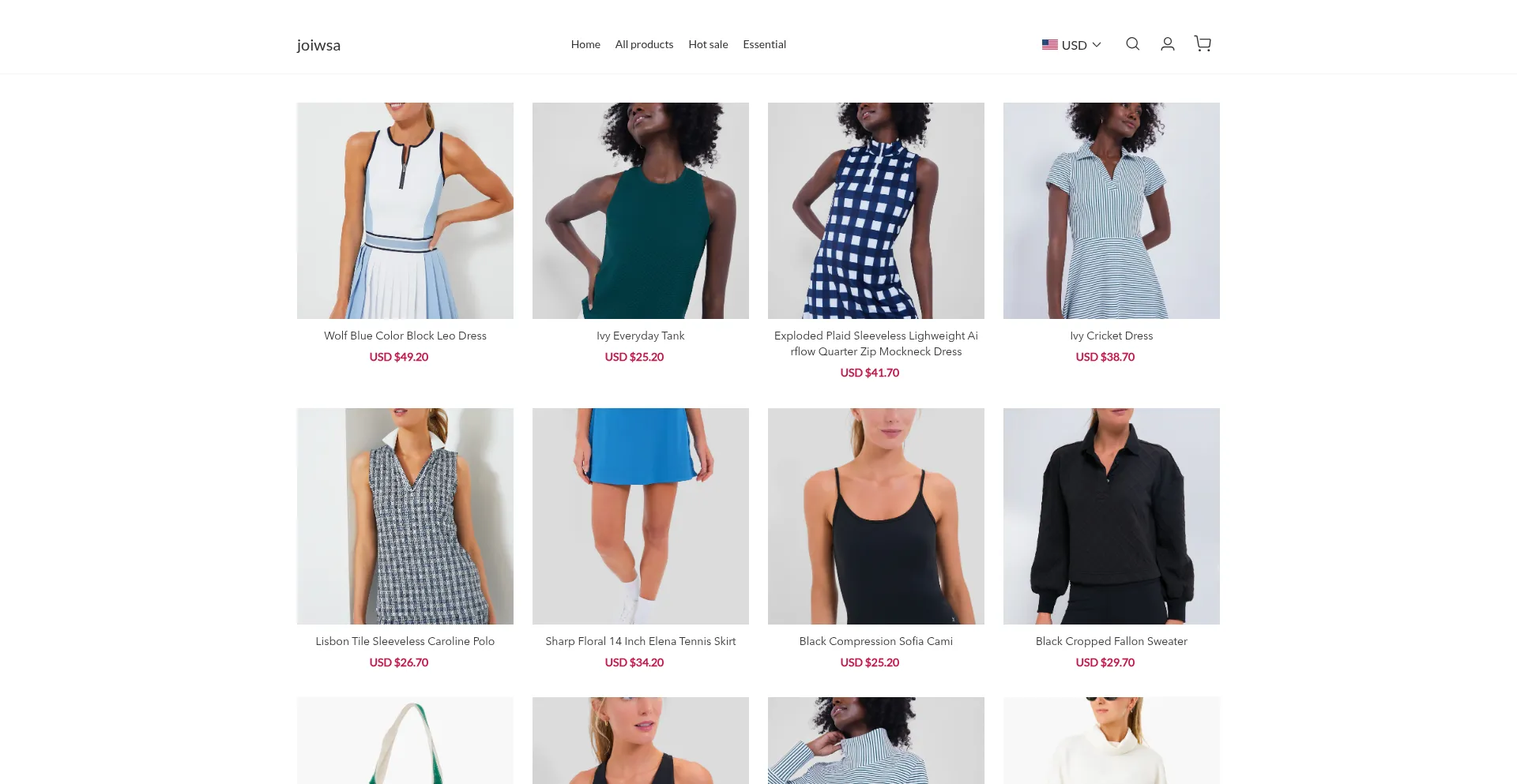 Website screenshot of Joiwsa.com