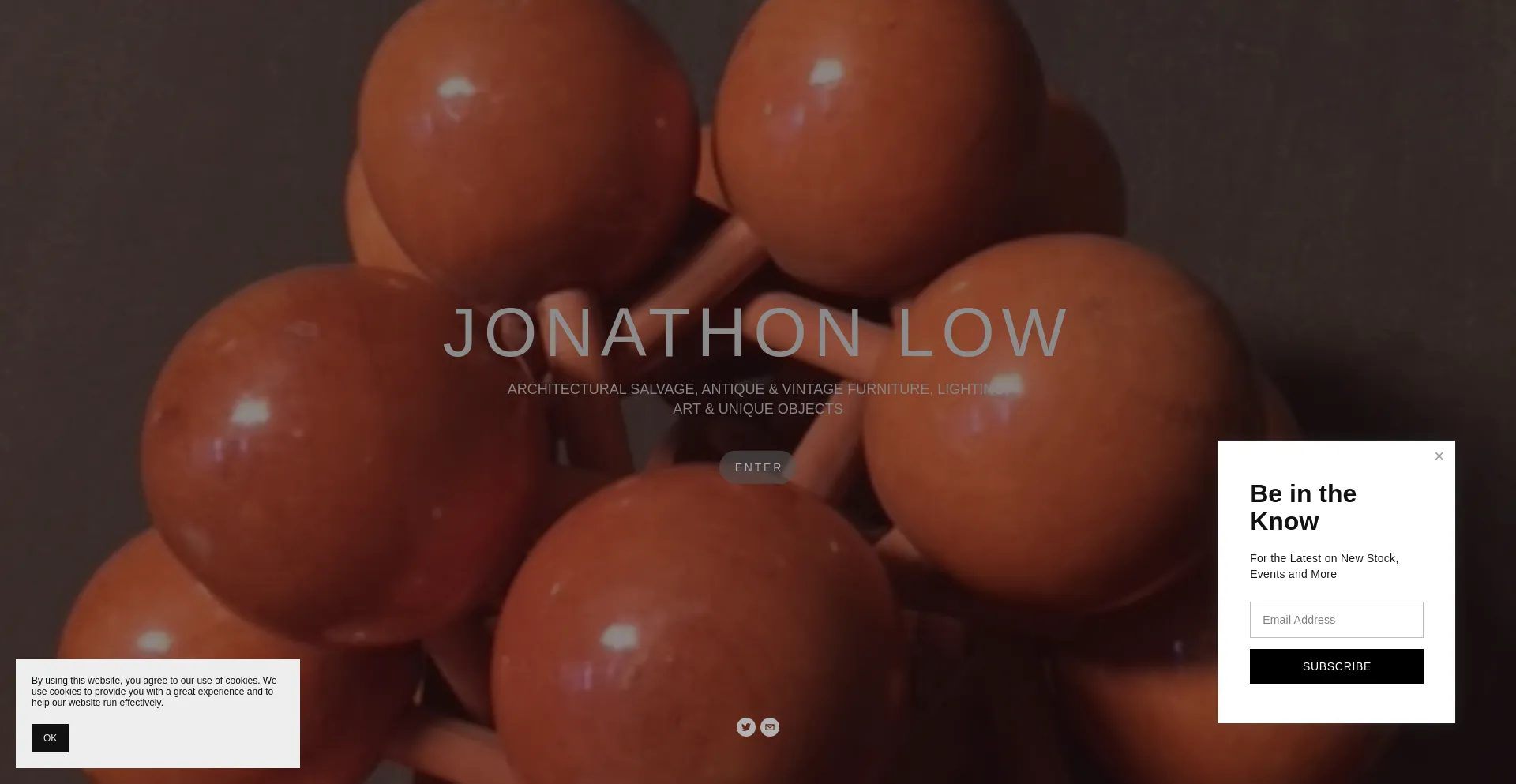 Website screenshot of Jonathonlow.com