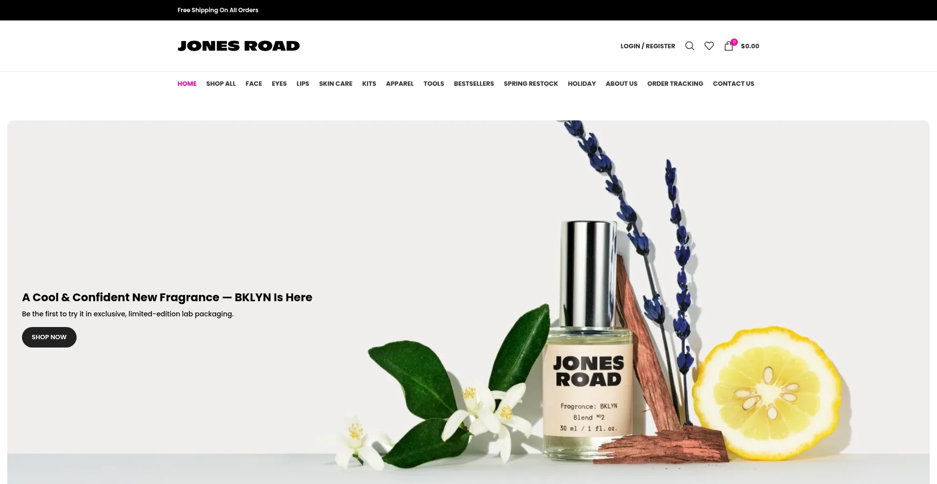 Website screenshot of Jonesraoddiscount.beauty
