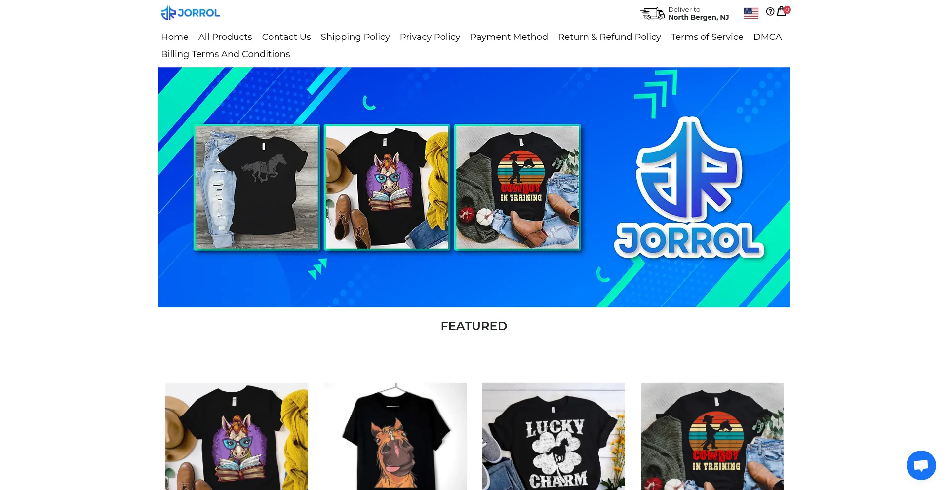 Website screenshot of Jorrol.com