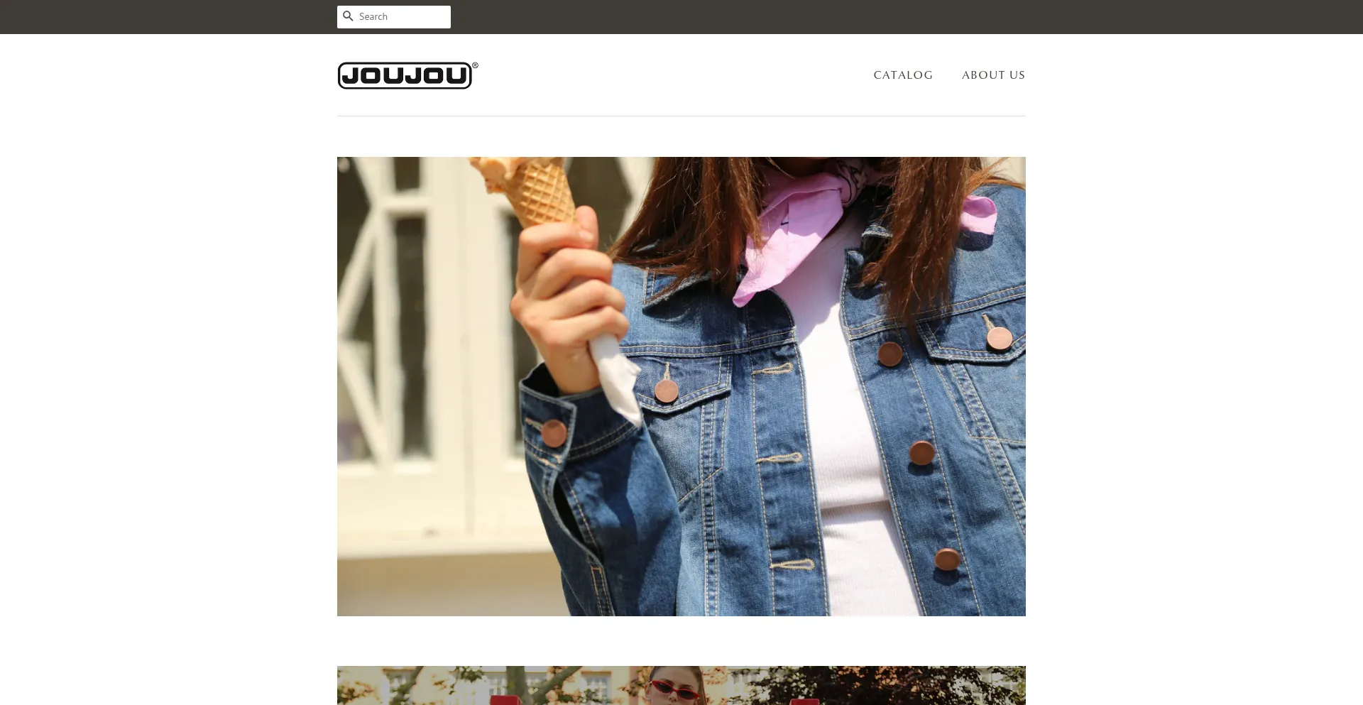 Website screenshot of Joujou.com
