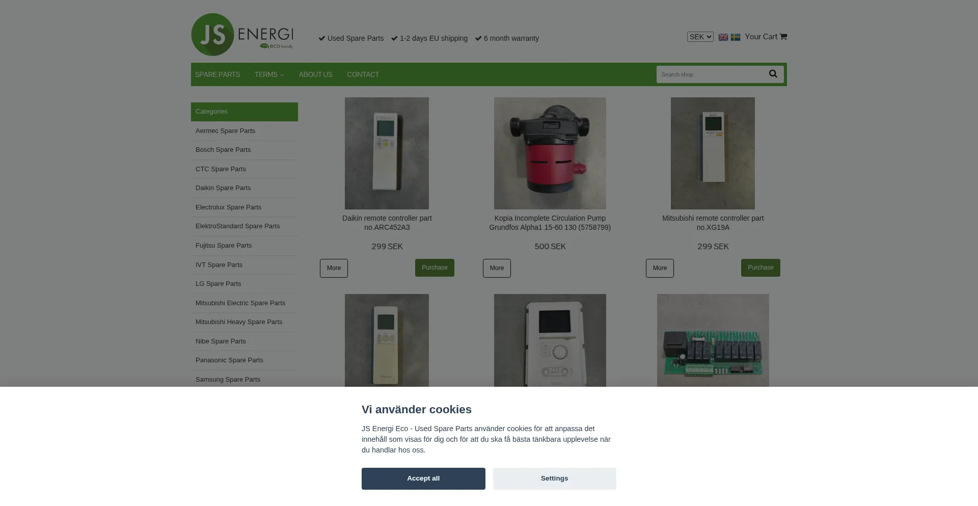 Website screenshot of Jsenergieco.com