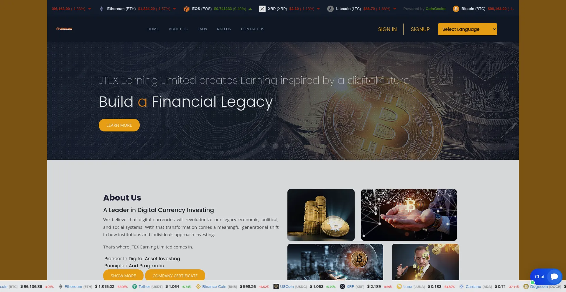 Jtexearninglimited.com