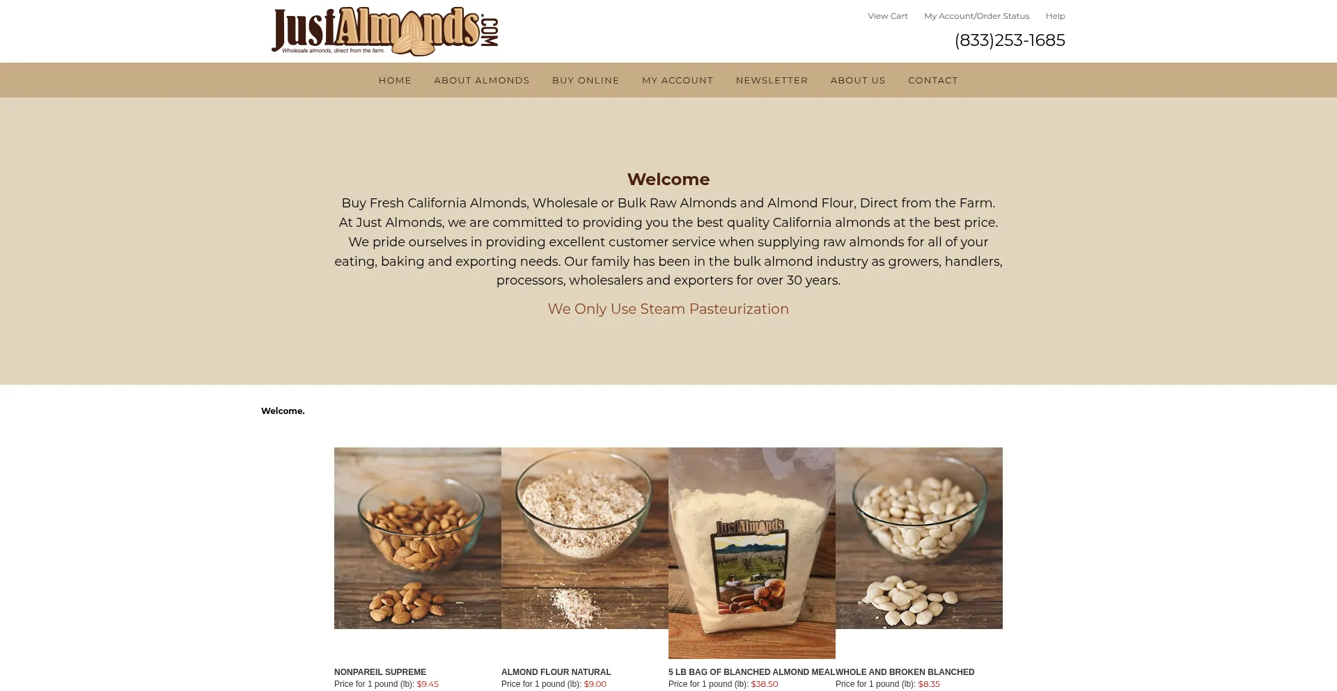 Justalmonds.com