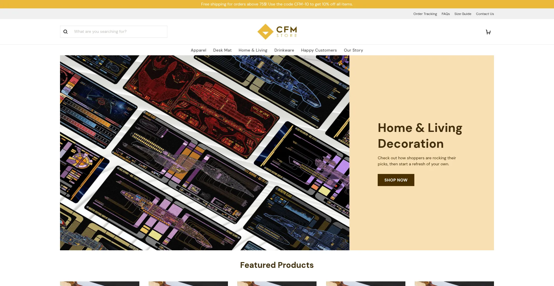 Website screenshot of Justcfm.com