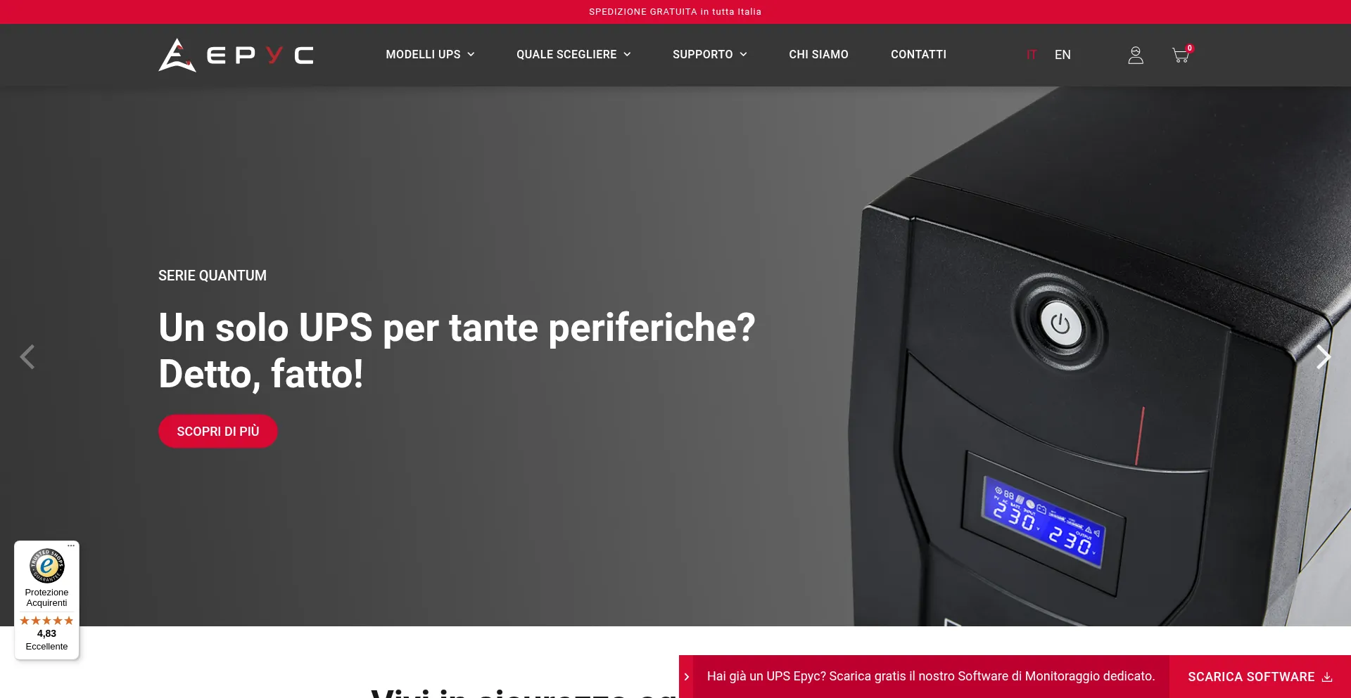 Website screenshot of Justepyc.com