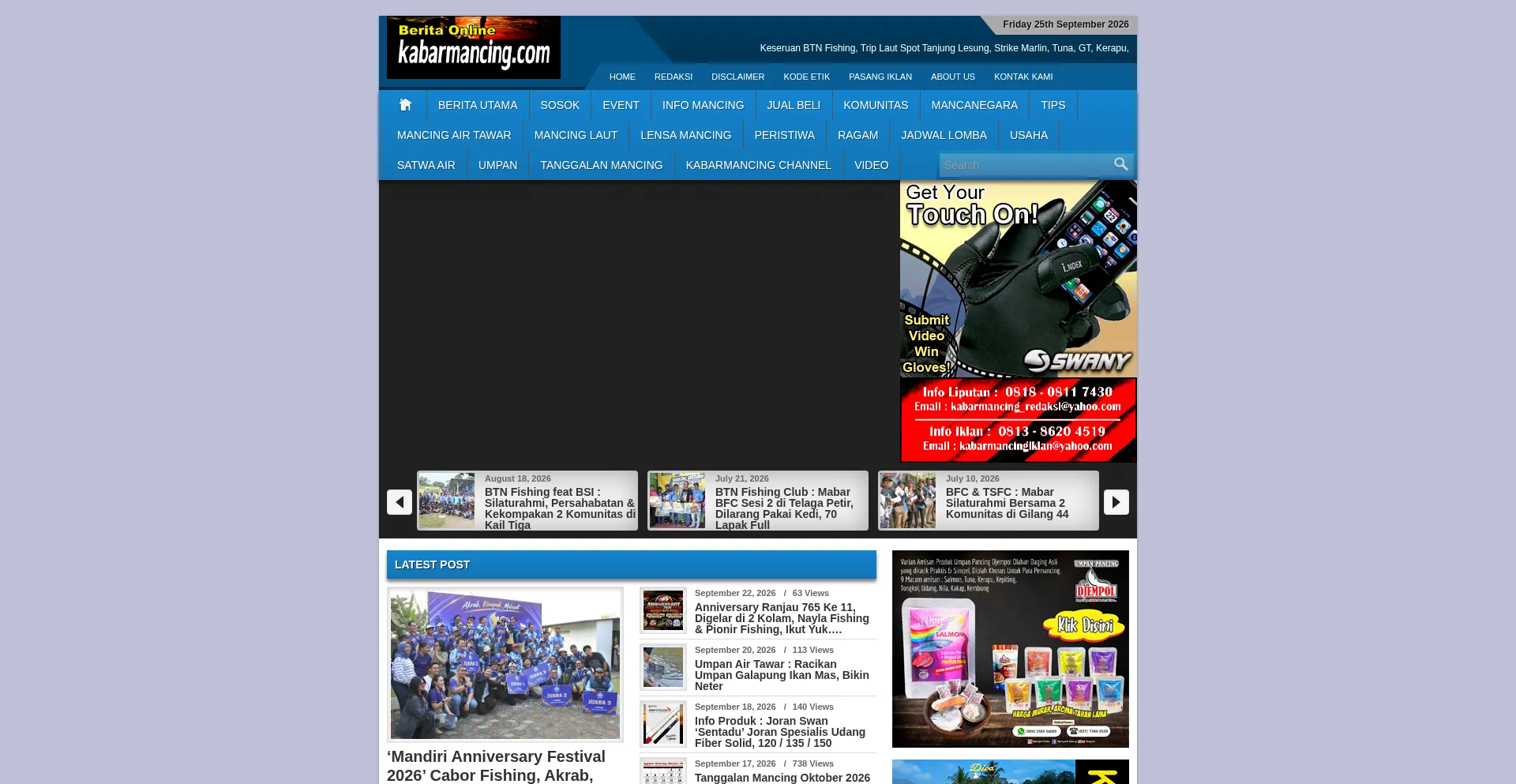 Kabarmancing.com