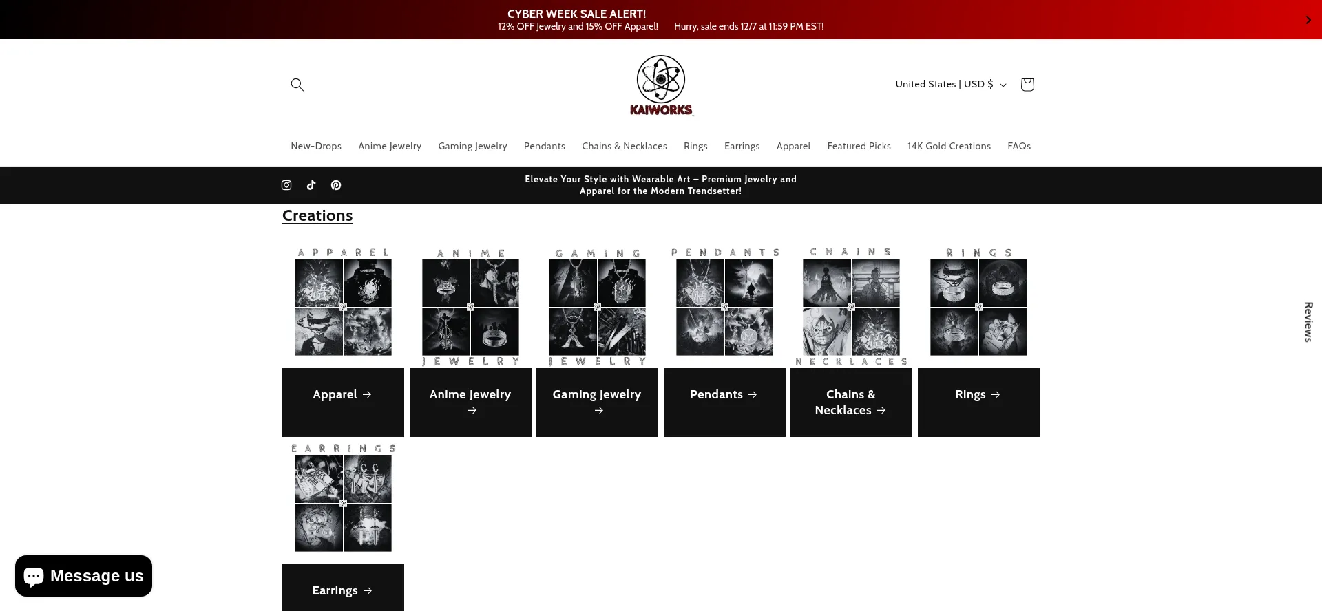 Website screenshot of Kaiworksnyc.com