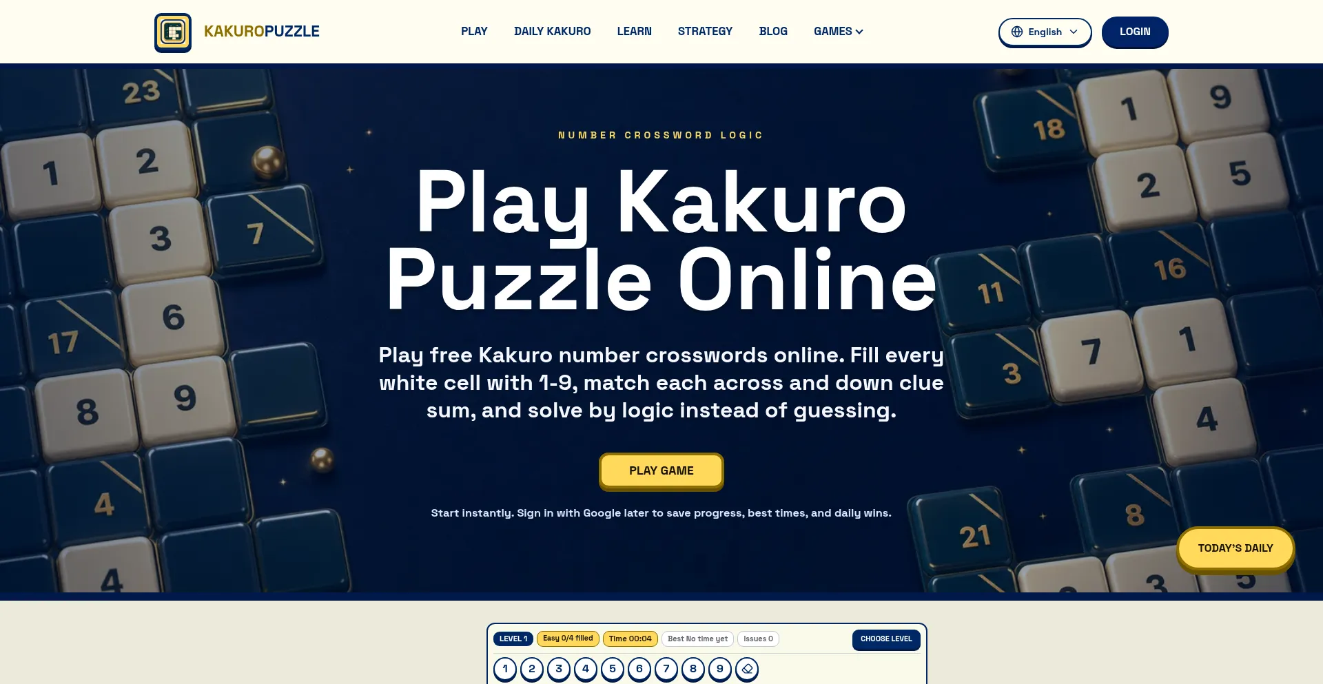 Kakuro-puzzle.online