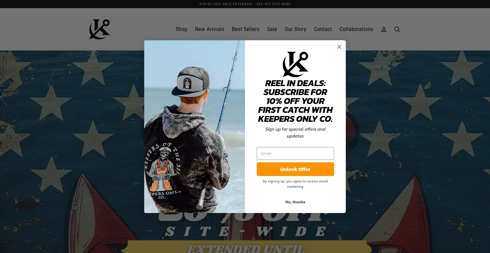 Website screenshot of Keepersonly.co