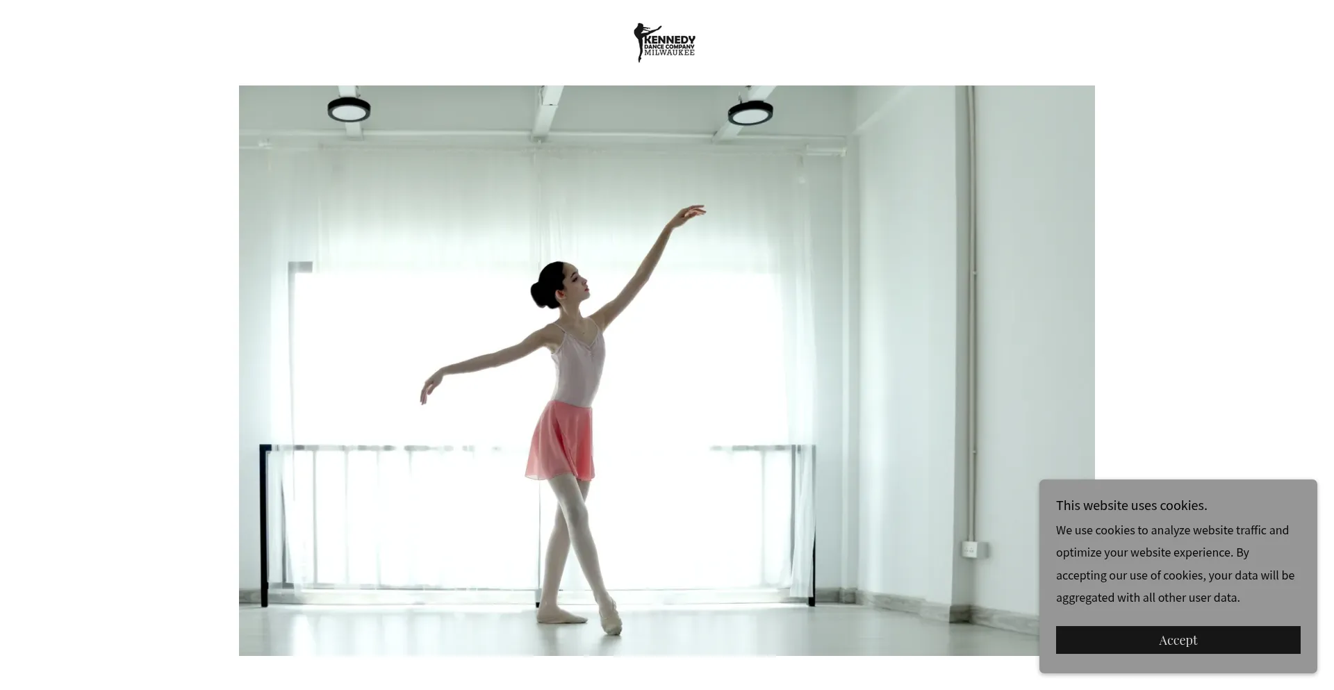 Website screenshot of Kennedydancecompany.com