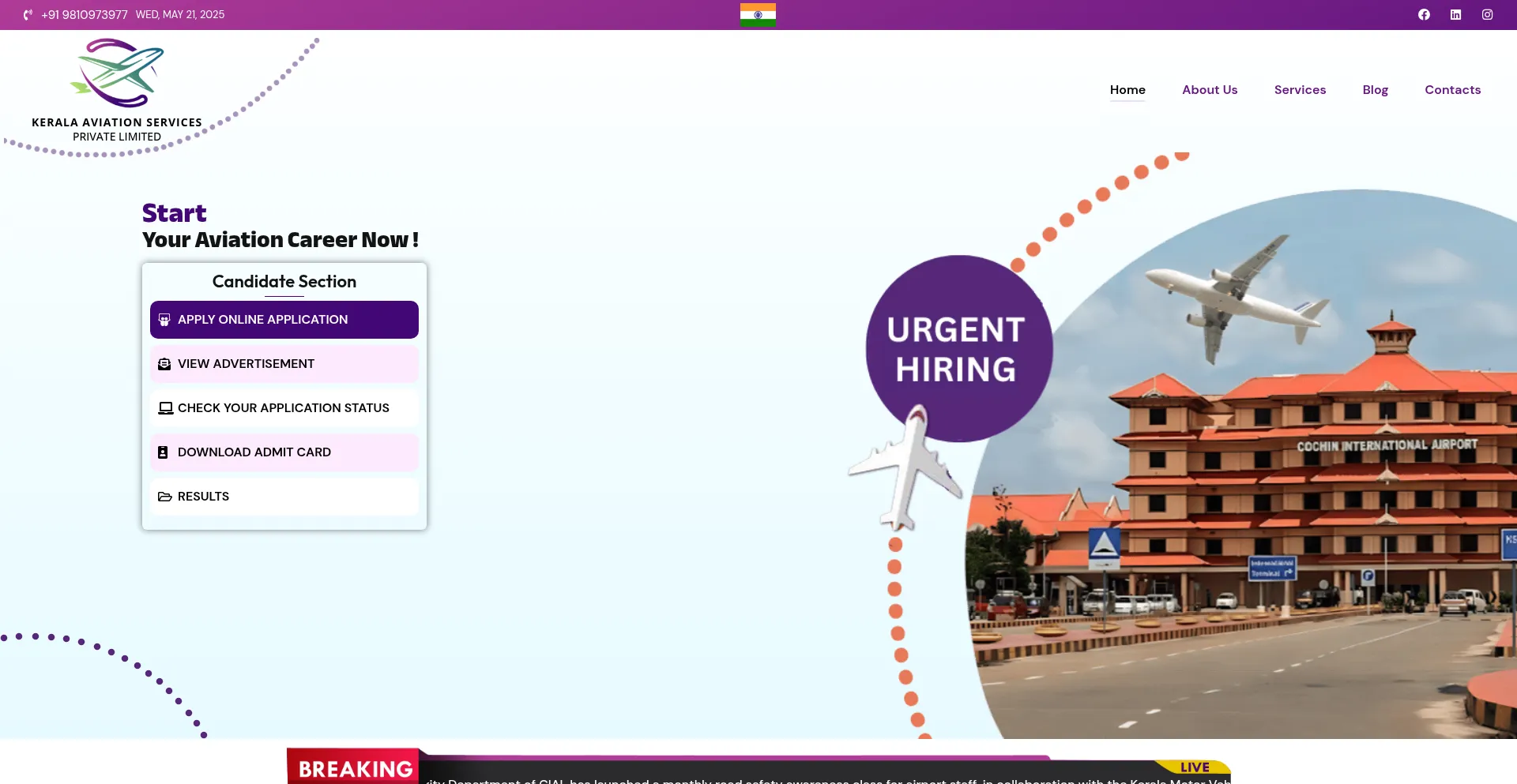 Keralaaviationservices.com