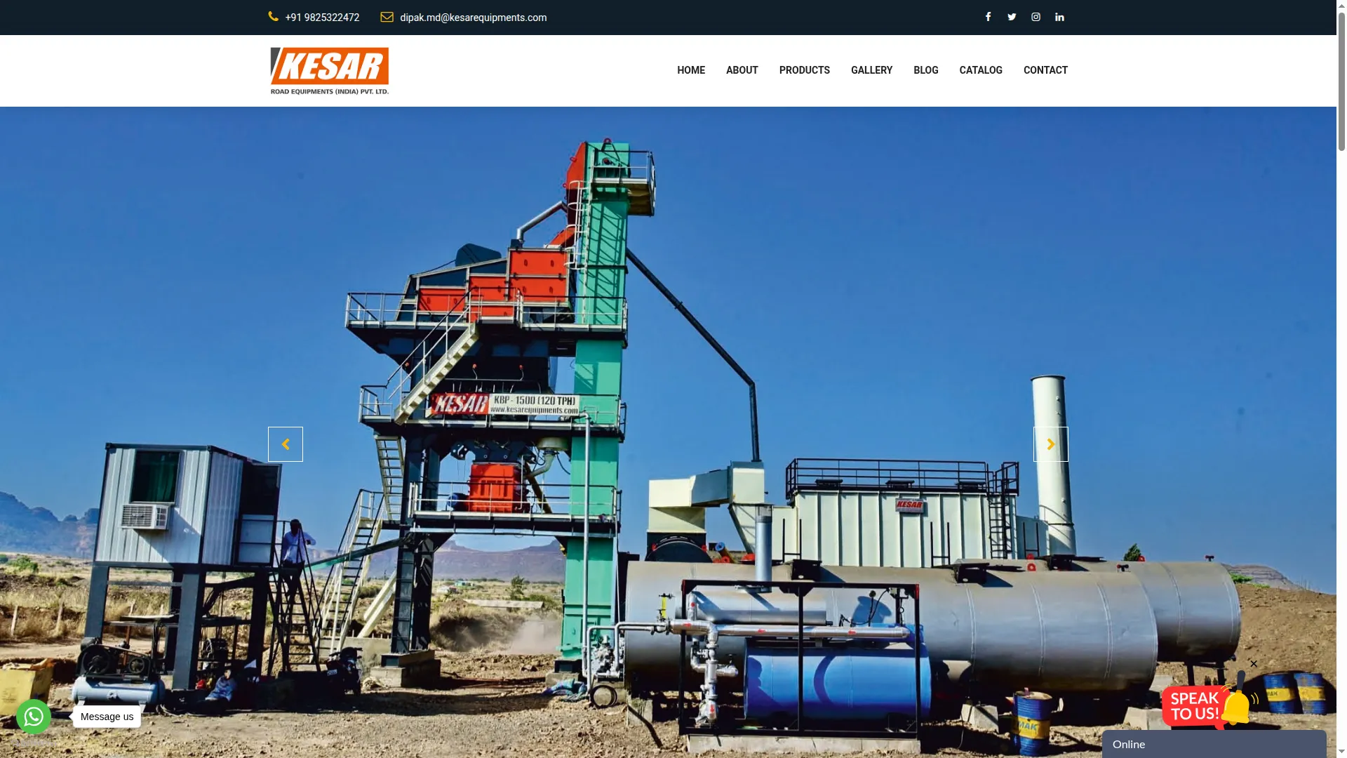 Kesarroadequipments.com