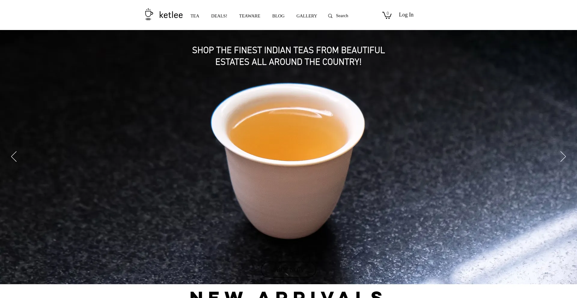 Website screenshot of Ketlee.in