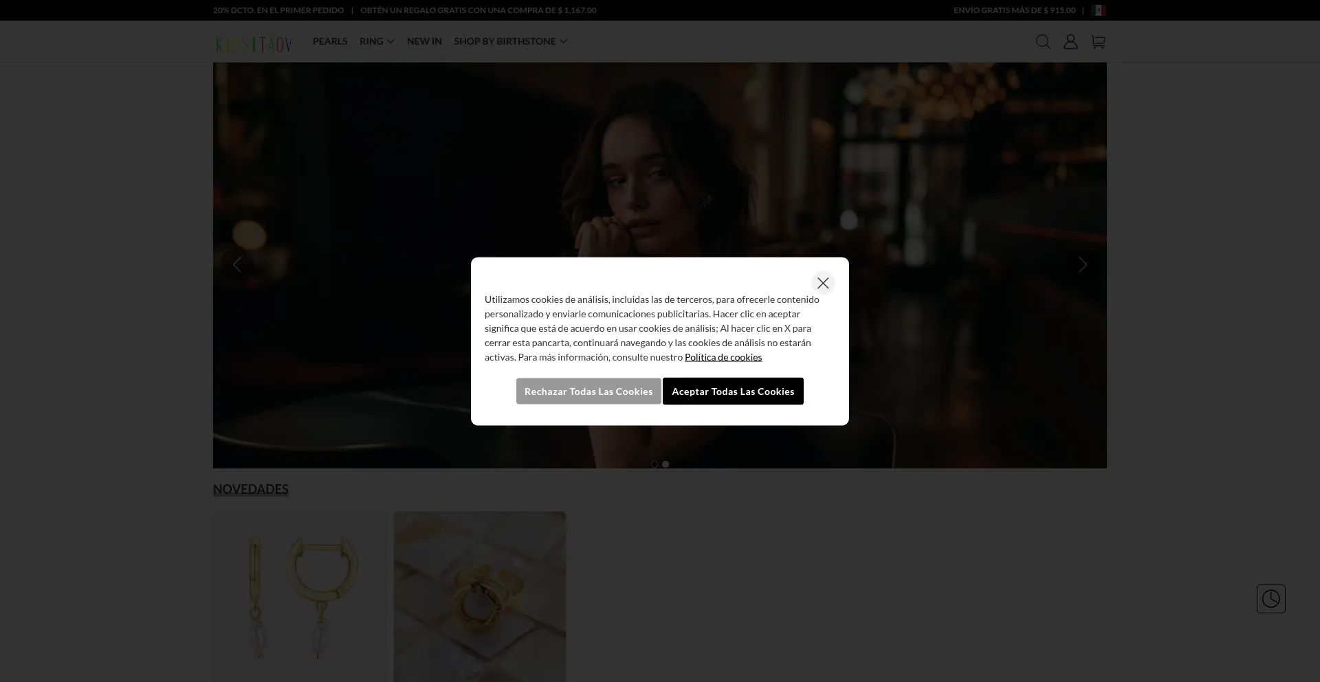 Website screenshot of Kidsitaov.shop