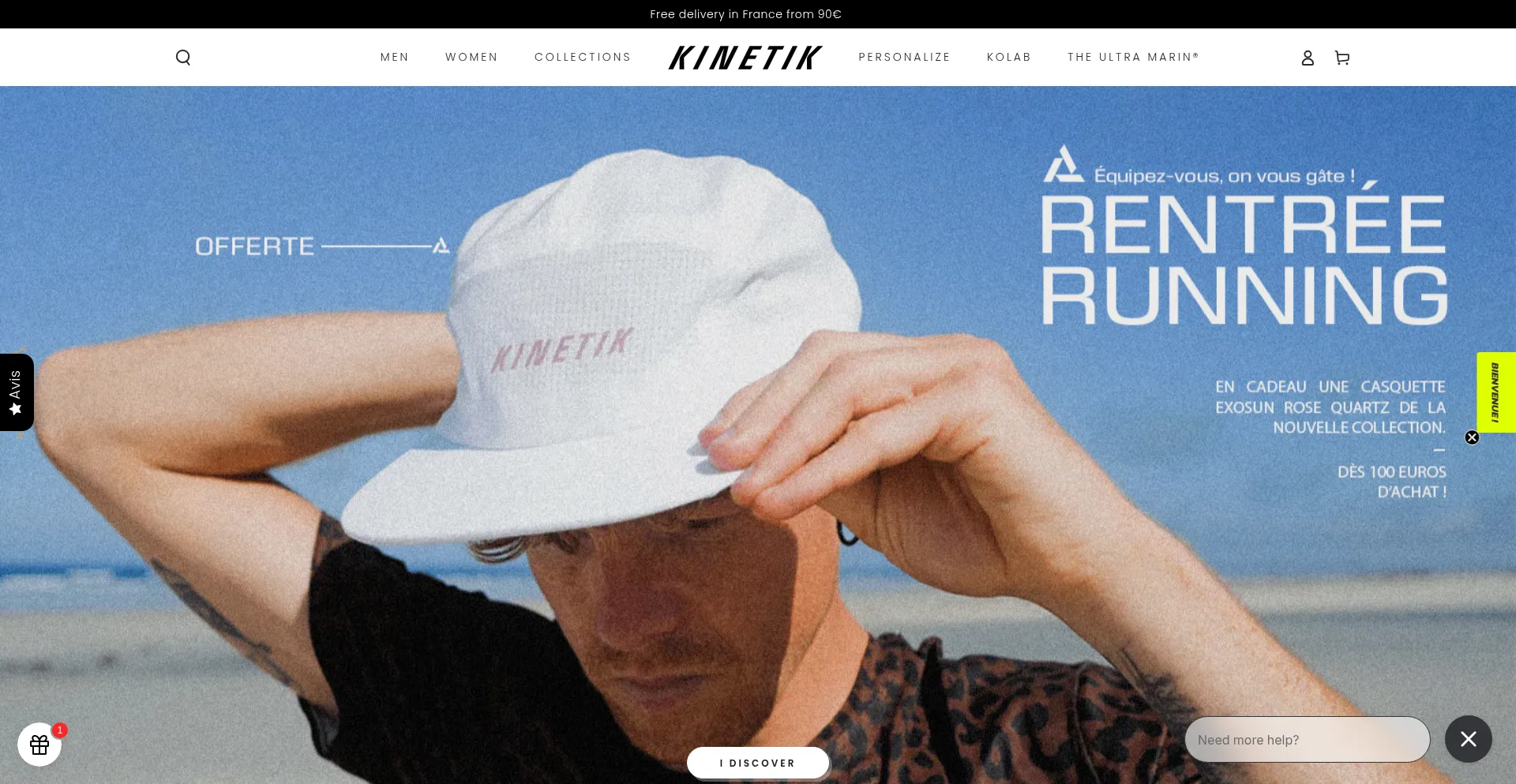 Website screenshot of Kinetikadrenalink.com