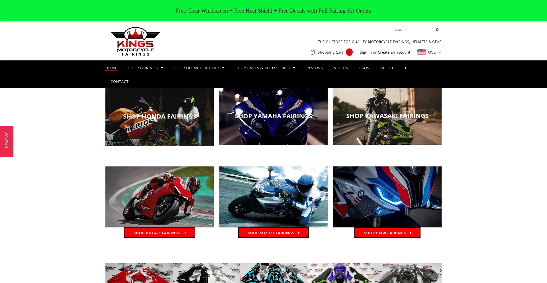 Kingsmotorcyclefairings.com