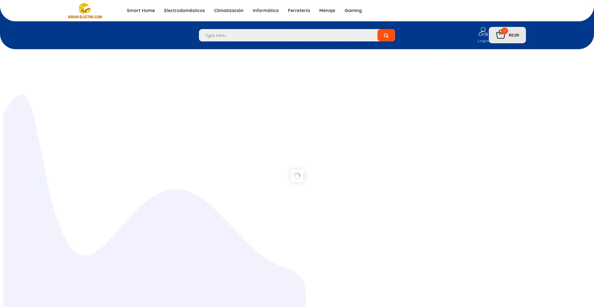 Website screenshot of Kirianelectro.com