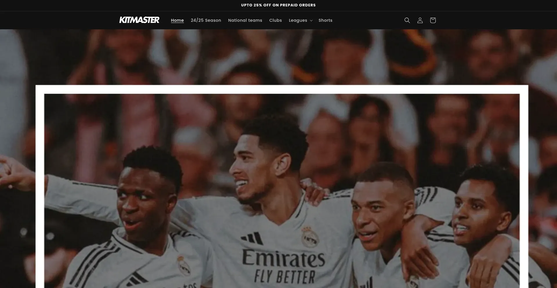 Website screenshot of Kitmaster.in