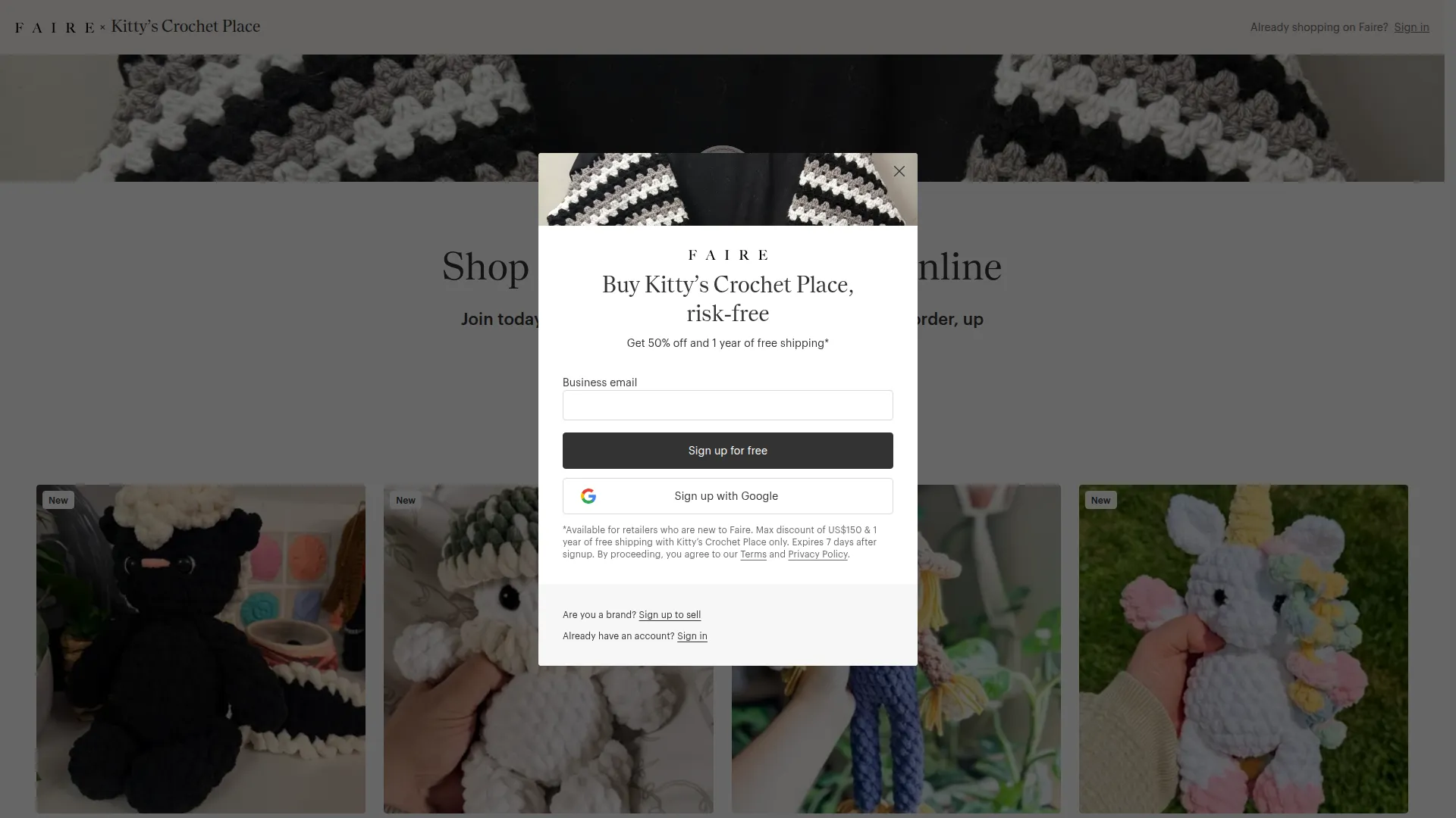 Kittyscrochetplace.faire.com